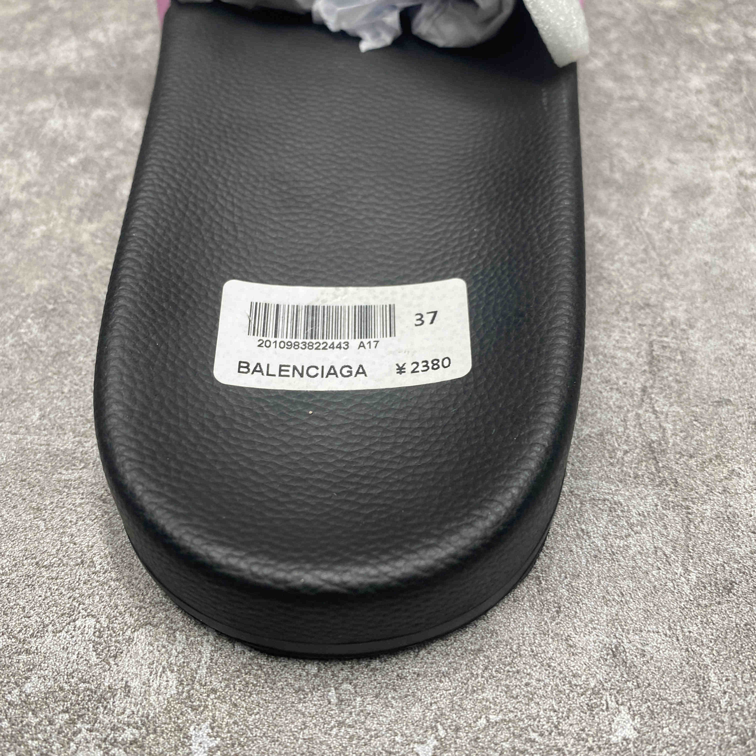Balenciaga Pool Slide Black Pink