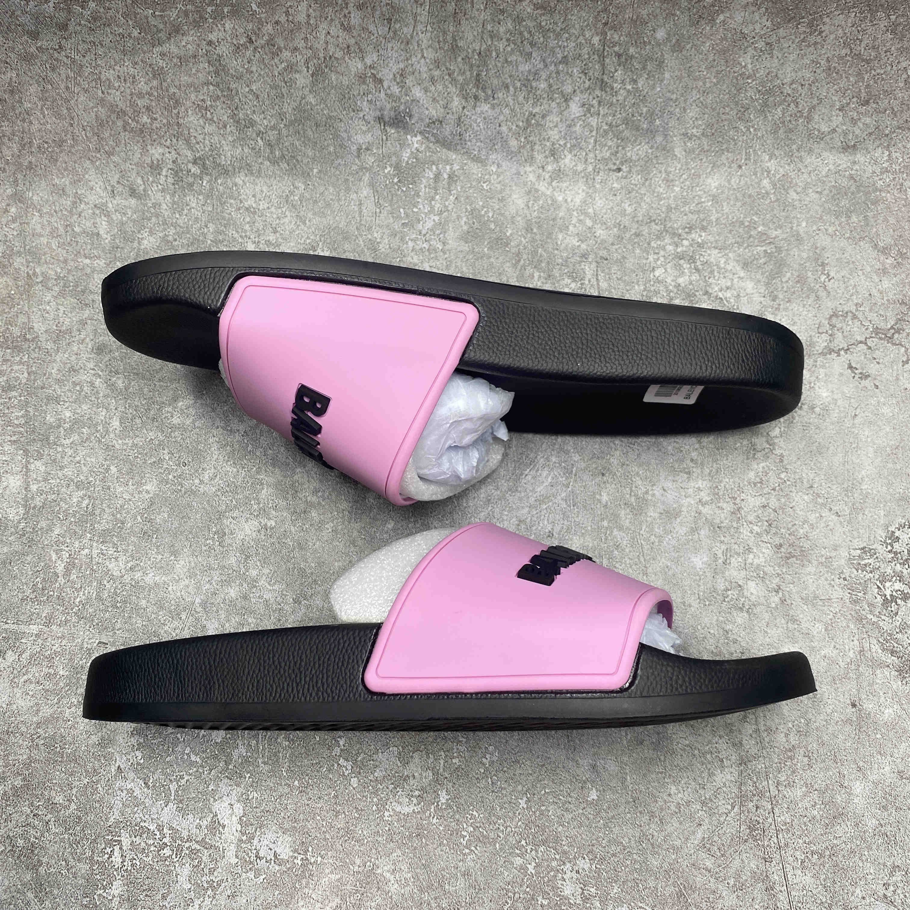 Balenciaga Pool Slide Black Pink