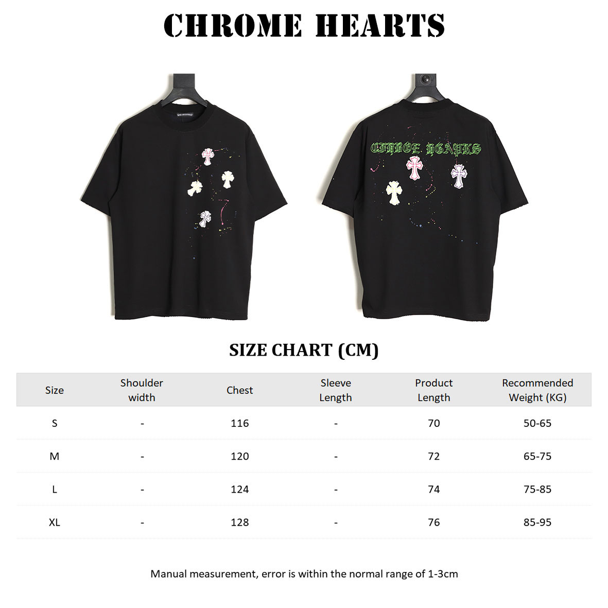 Ch*0me He**ts 25ss short-sleeved t-shirt