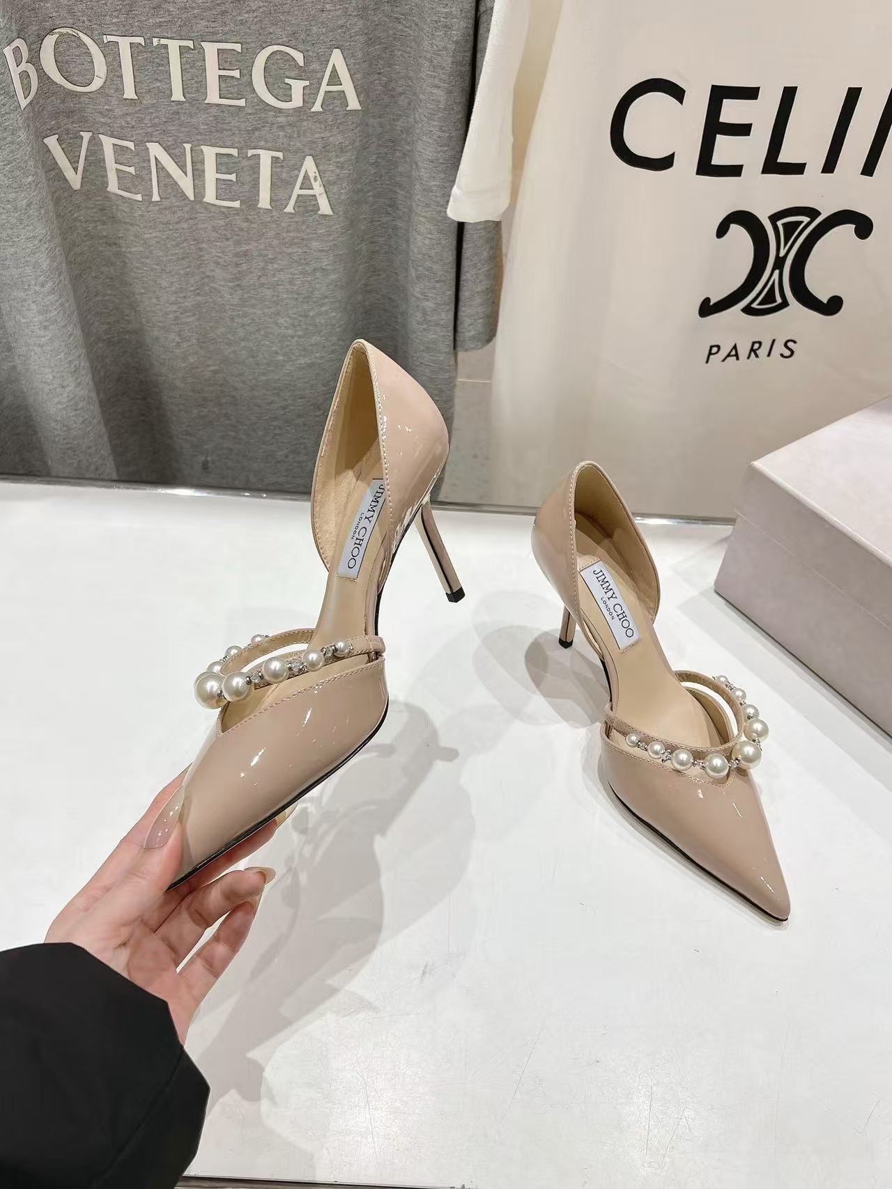 UA Jimmy Choo Aurelie 85 Pumps