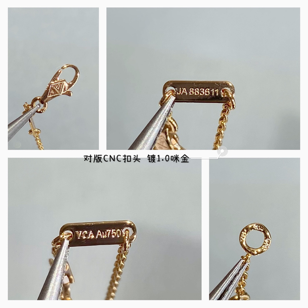 Van Cleef & Arpels High-grade red agate heart-shaped love Bracelet