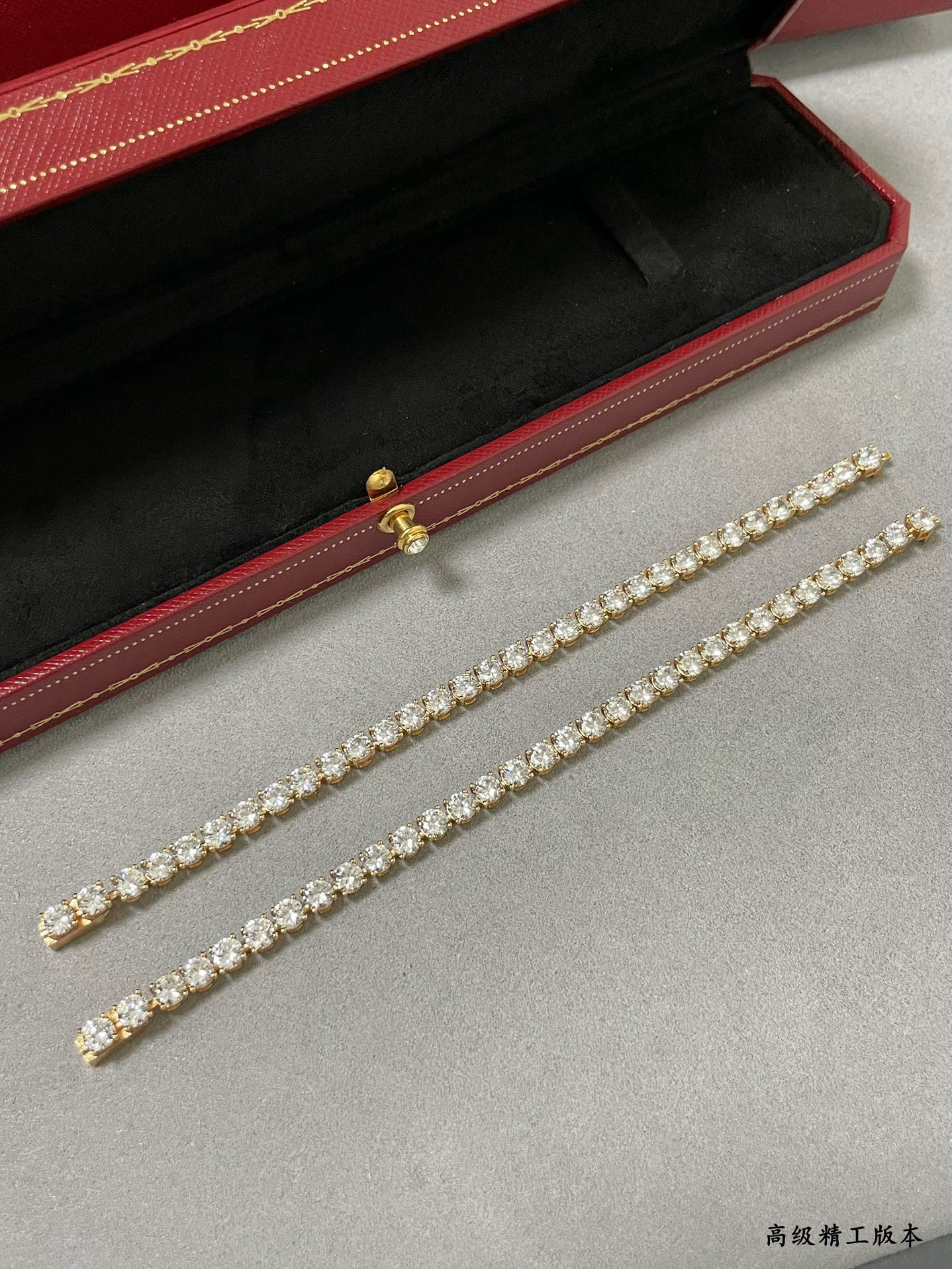 Cartier full diamond four-claw Bracelet