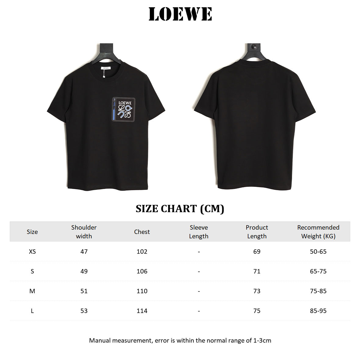 Loewe x ON 25ss Short-sleeved T-shirt