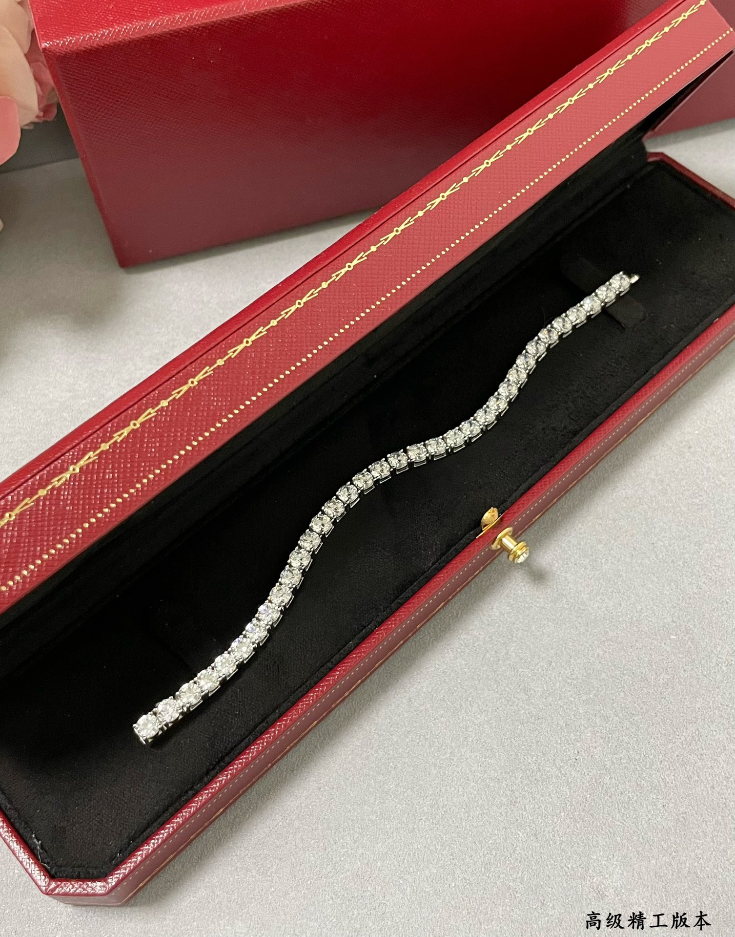 Cartier full diamond four-claw Bracelet