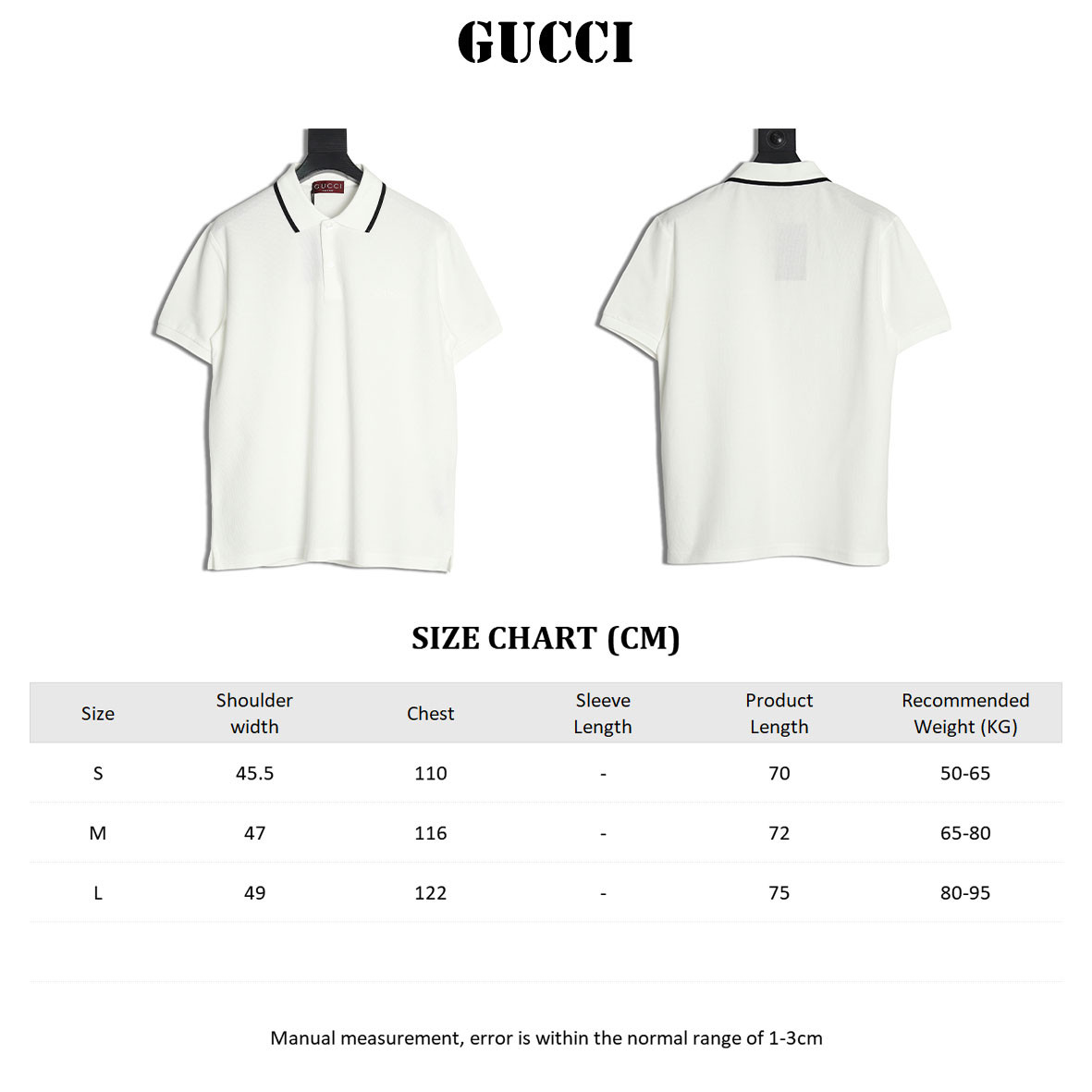 GUCCI GUC Short-sleeved Polo shirt