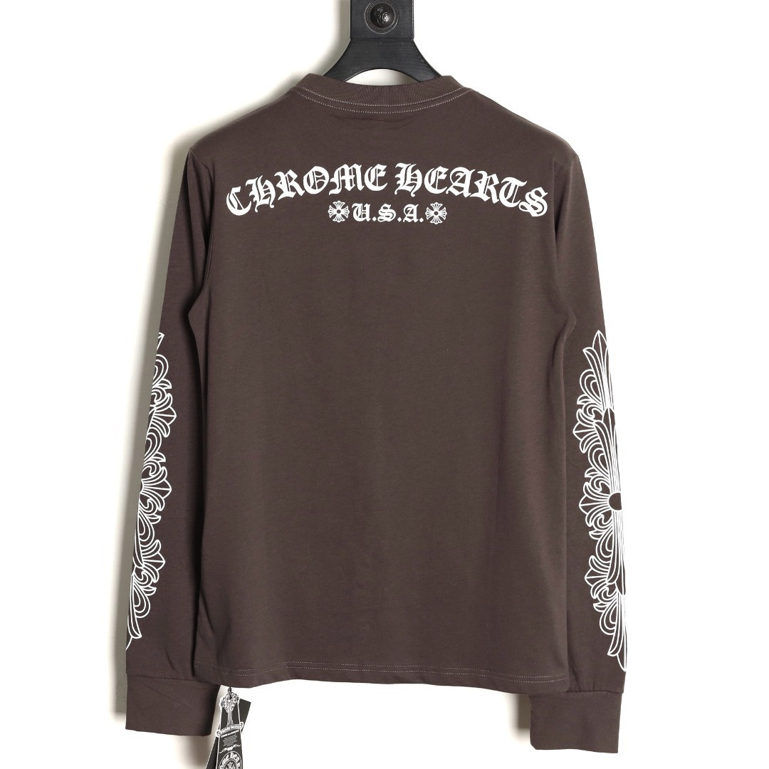 Ch*0me He**ts 25fw long-sleeved t-shirt