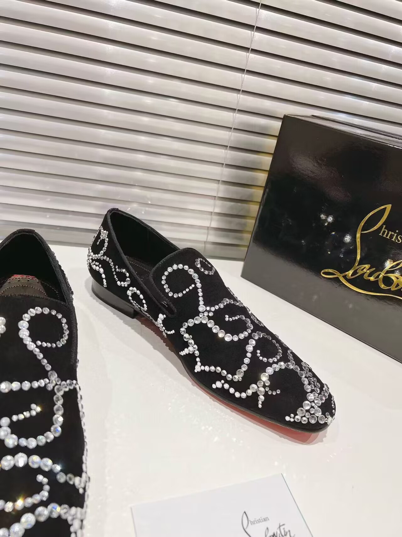 UA CHRISTIAN LOUBOUTIN LOAFERS