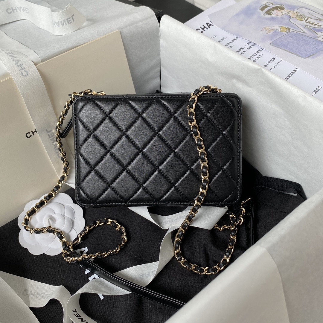 CHANEL CAMERA BAG 4.5 × 6.2 × 2.3 in
