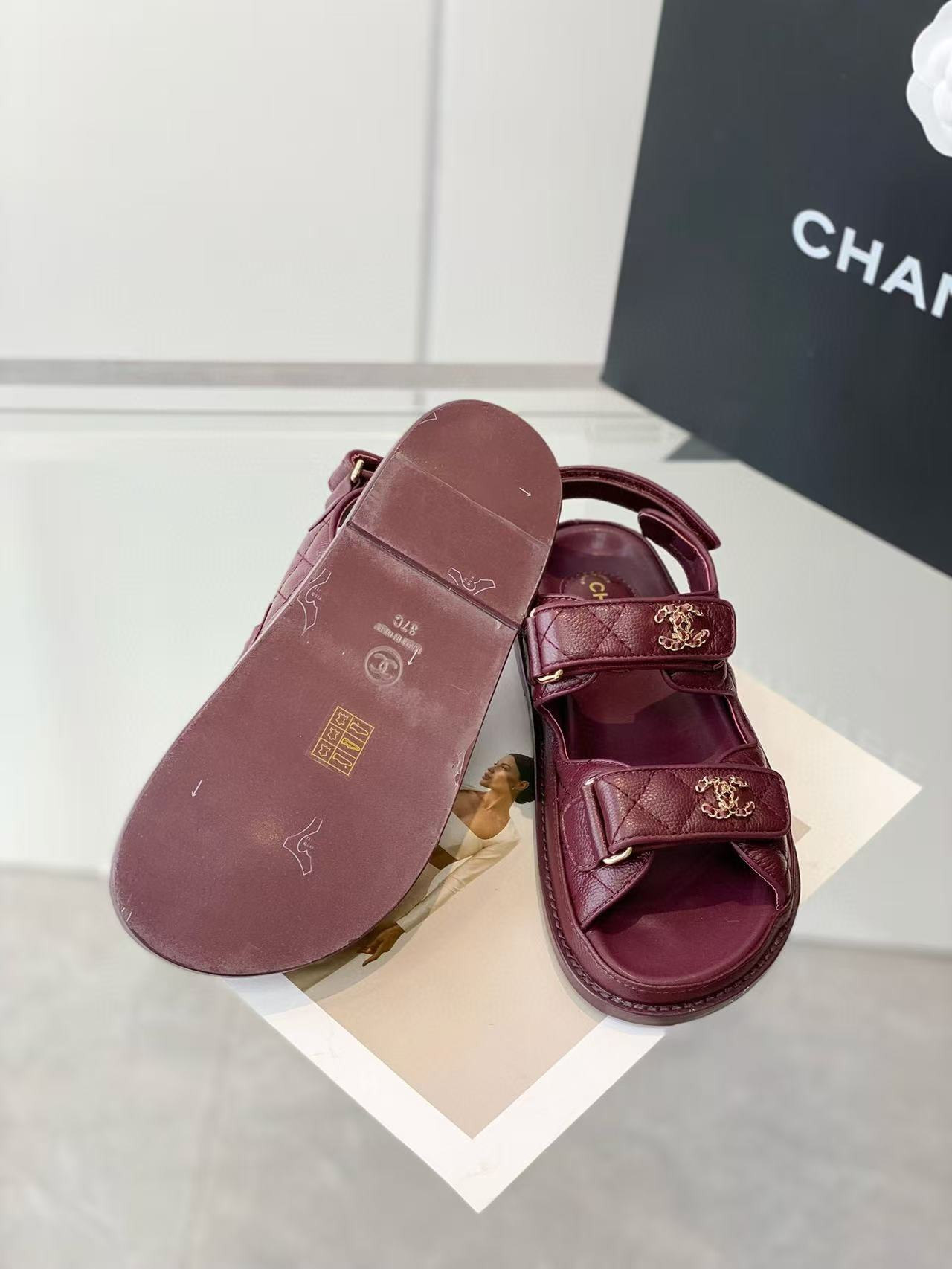 UA Chanel Sandals