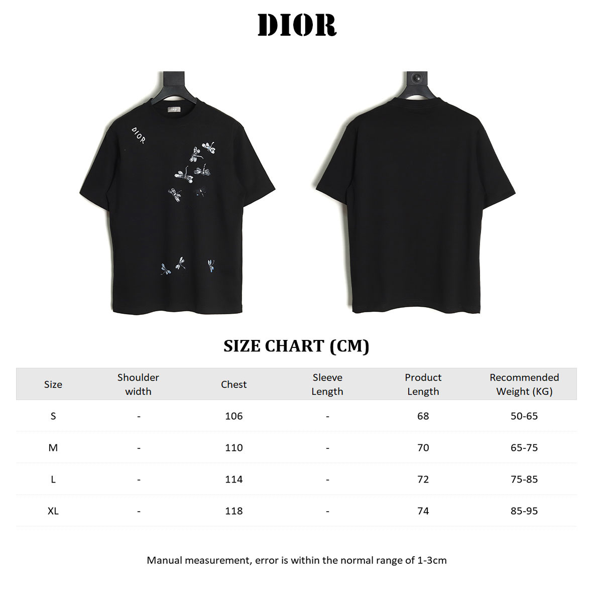 DIOR 25S Short-sleeved T-shirt