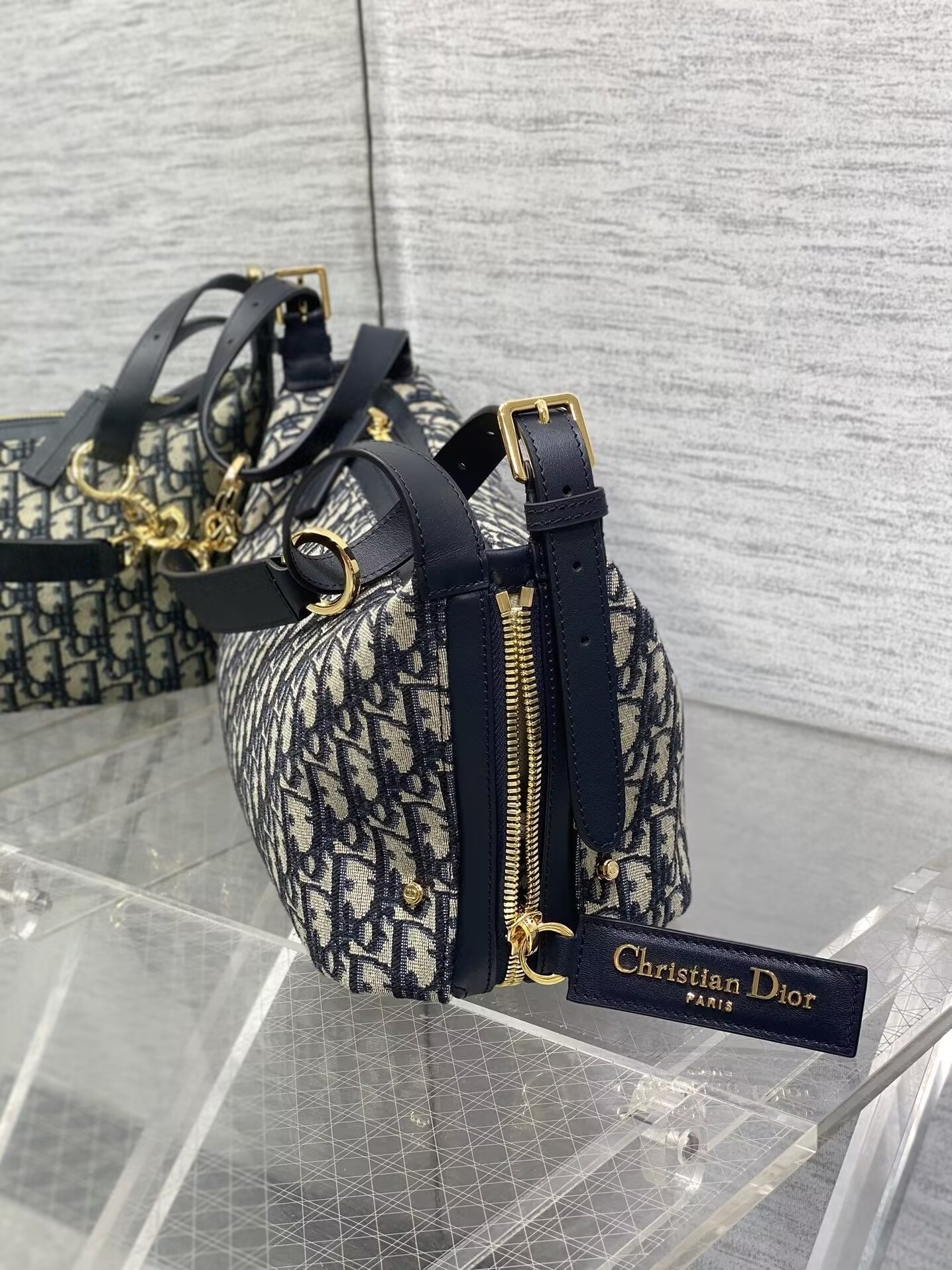 Dior Medium D-Journey Bag 33x15x16cm