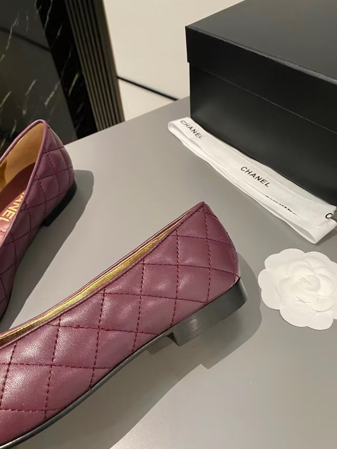 UA CHANEL BALLET FLATS