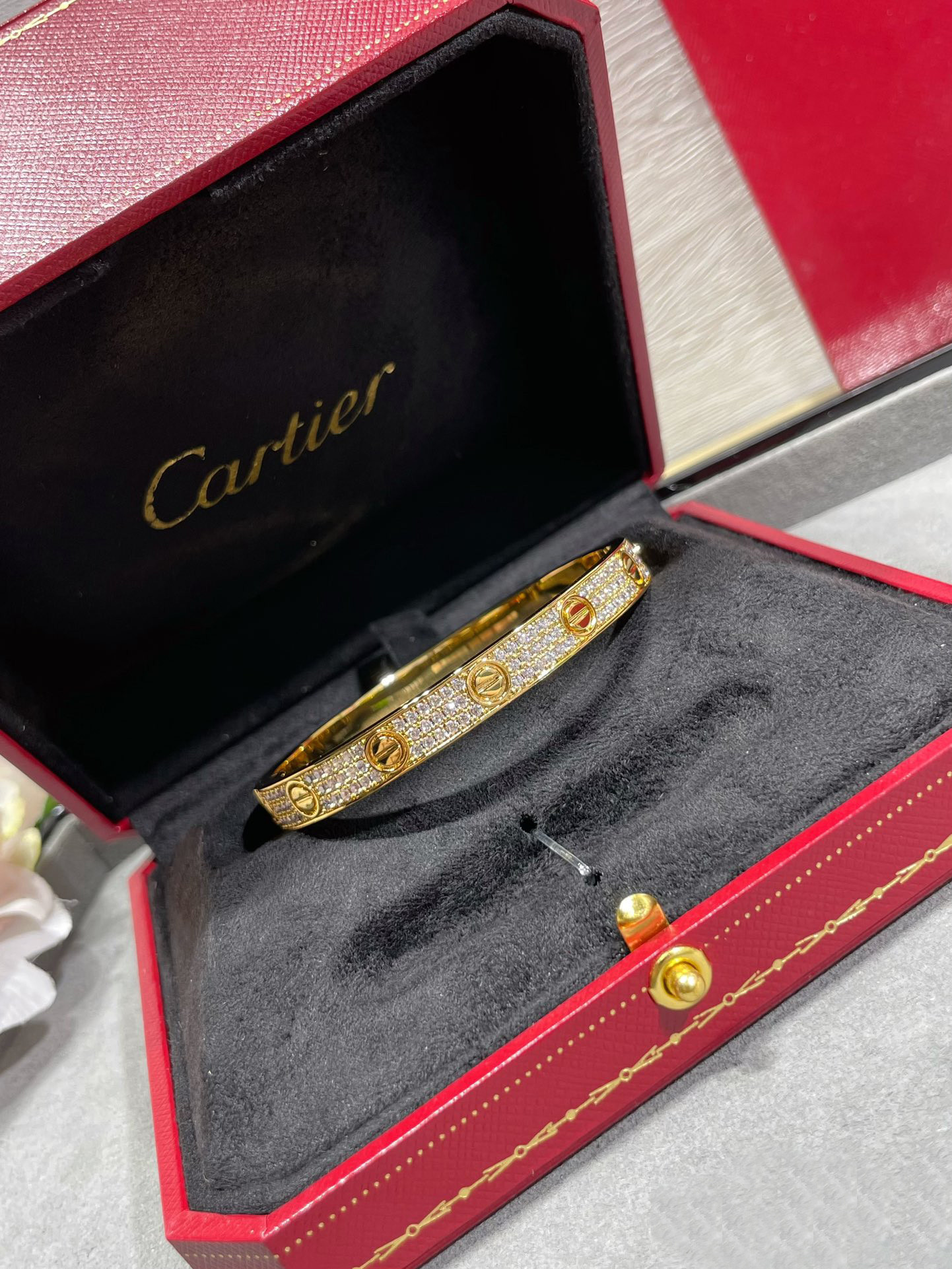 Cartier Wide diamond star Bracelet