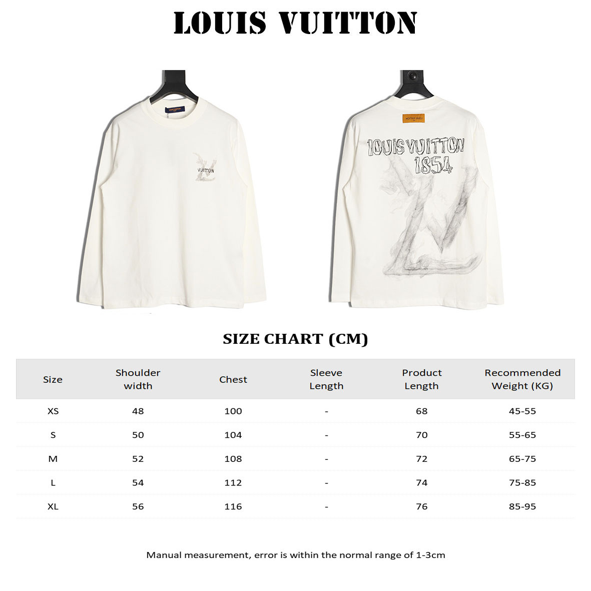 Louis Vuitton Long-sleeved T-shirt