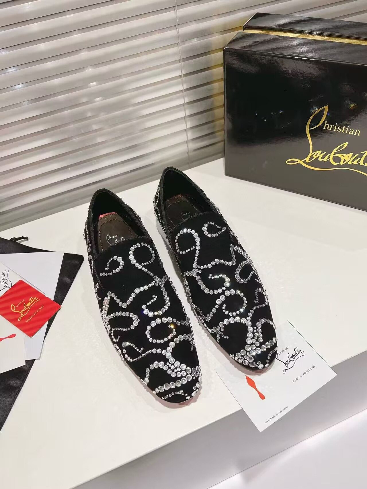 UA CHRISTIAN LOUBOUTIN LOAFERS