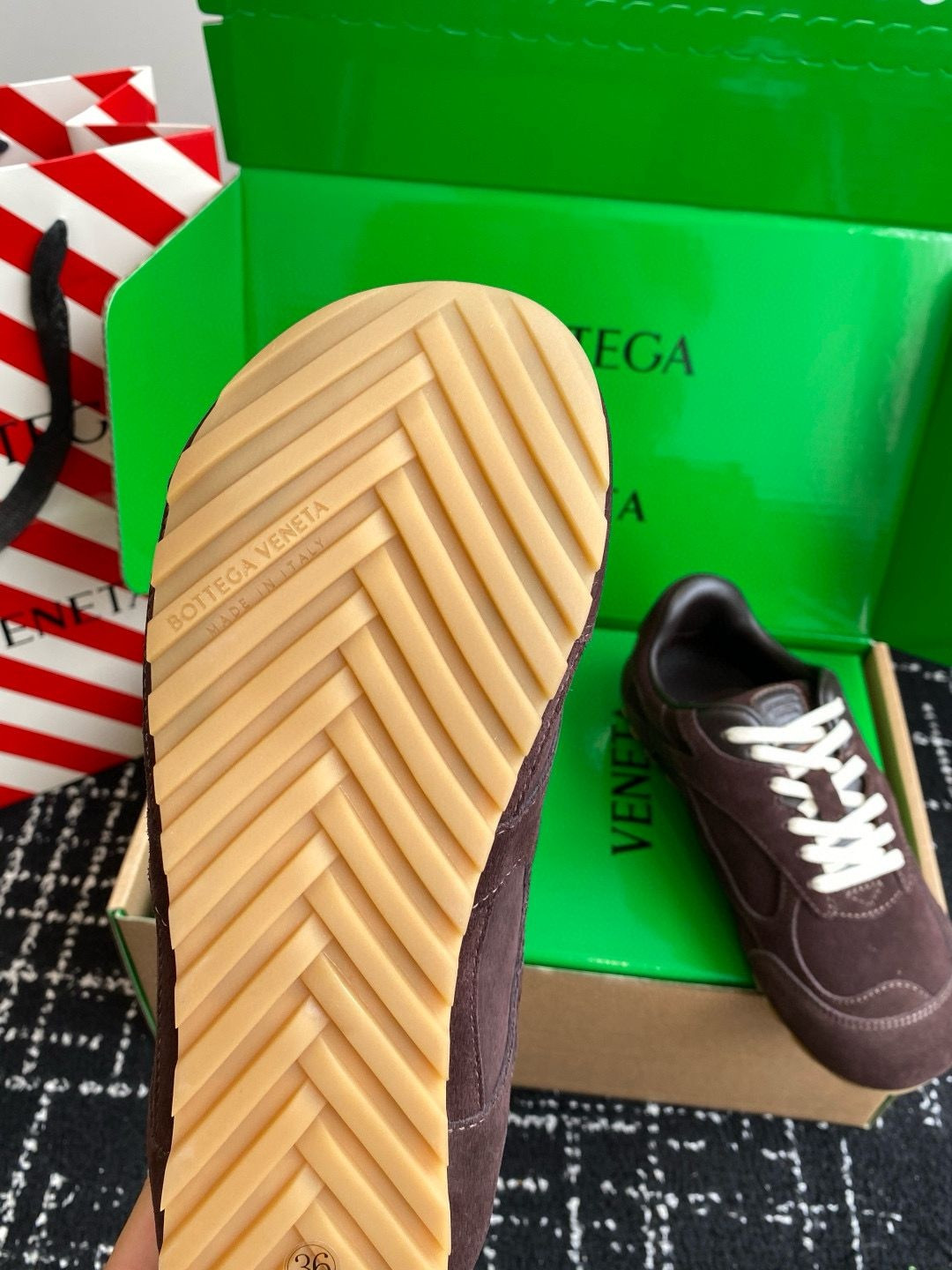 UA Bottega Veneta Orbit Flash Sneaker