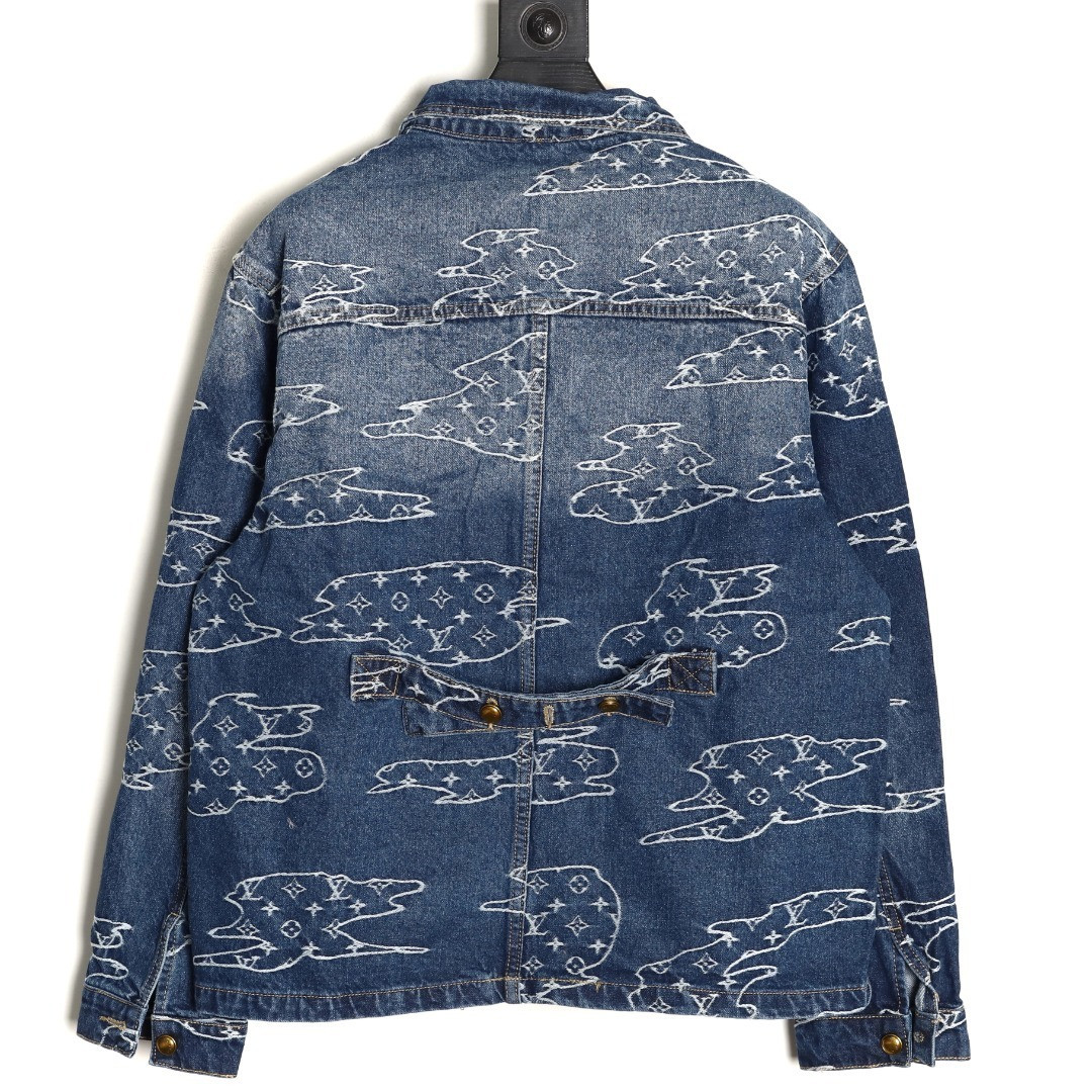 Louis Vuitton LV Pharrell nigo Tyler Denim Jacket Suit
