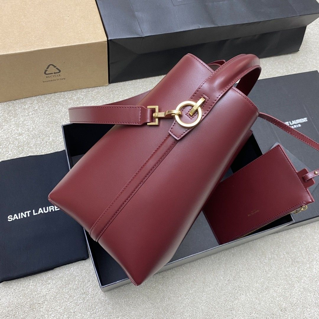 YSL LE 37 In Shiny Leather 26x20x12cm