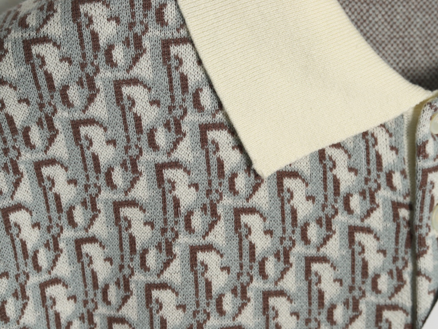 Dior knitting Short-sleeved Polo shirt