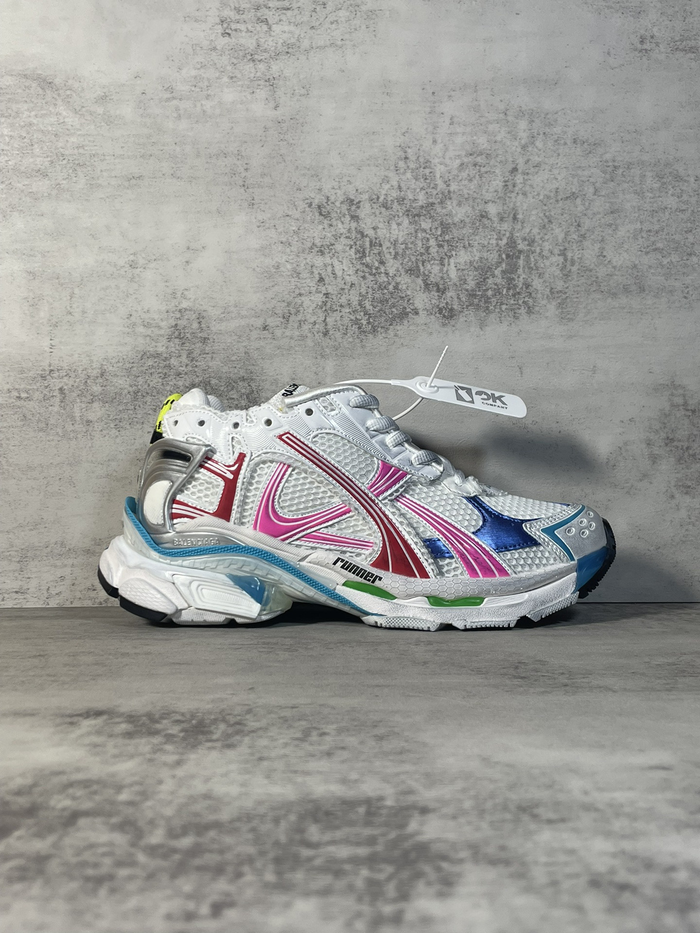 UA Balenciaga Runner Sneaker White Multicolor