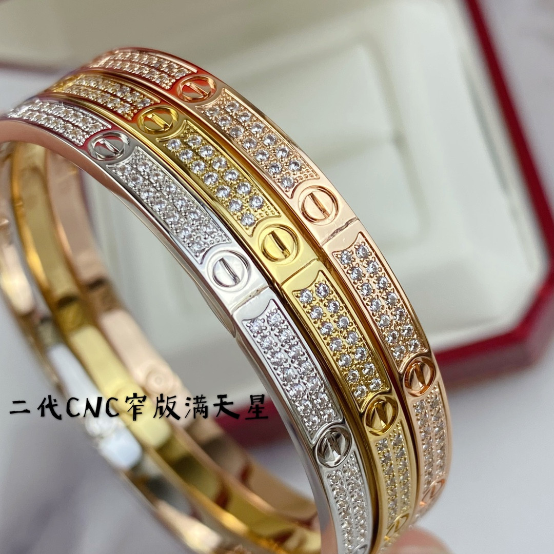 Cartier Narrow Gypsophila Diamond Bracelet(No returns or exchanges accepted)