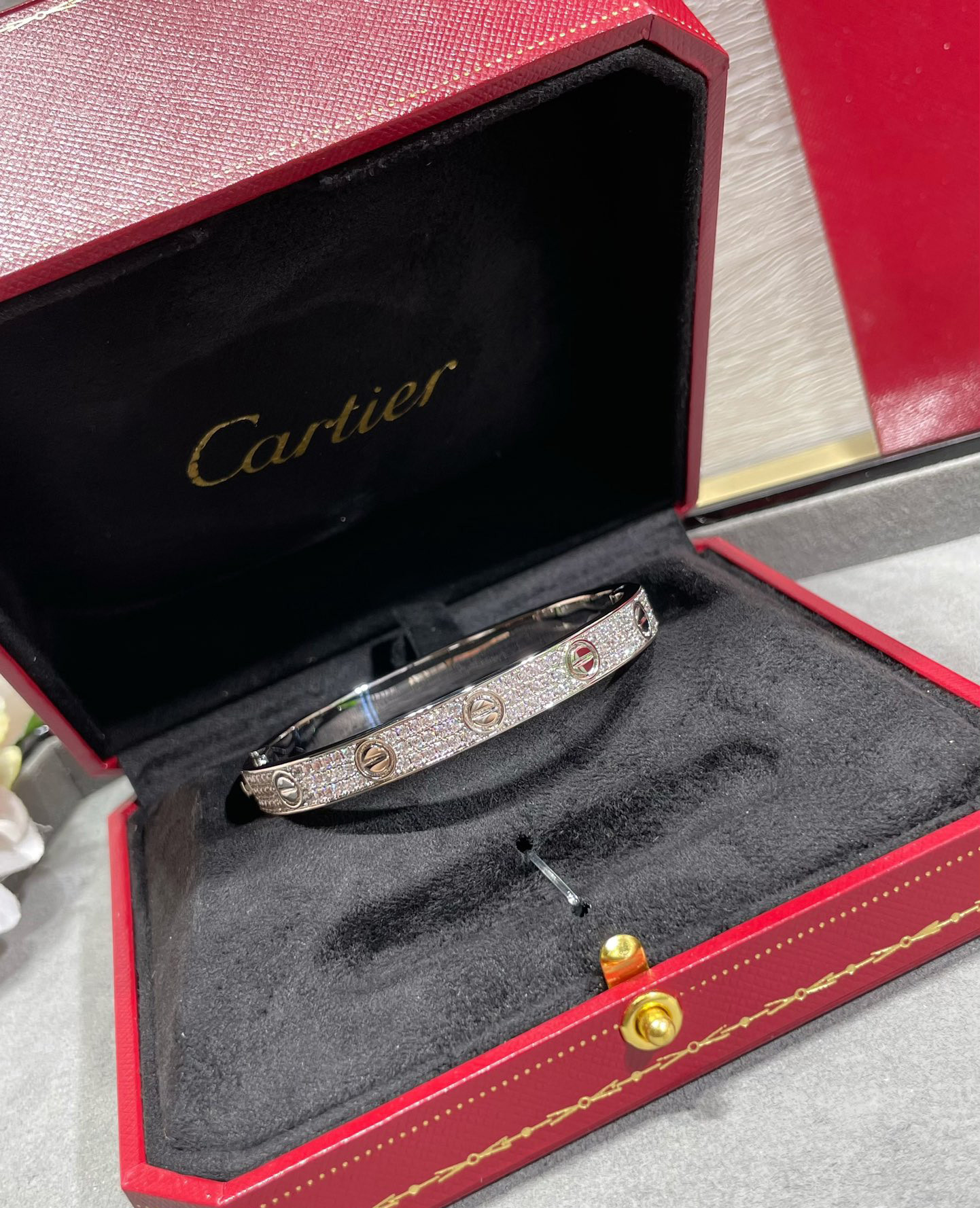 Cartier Wide diamond star Bracelet