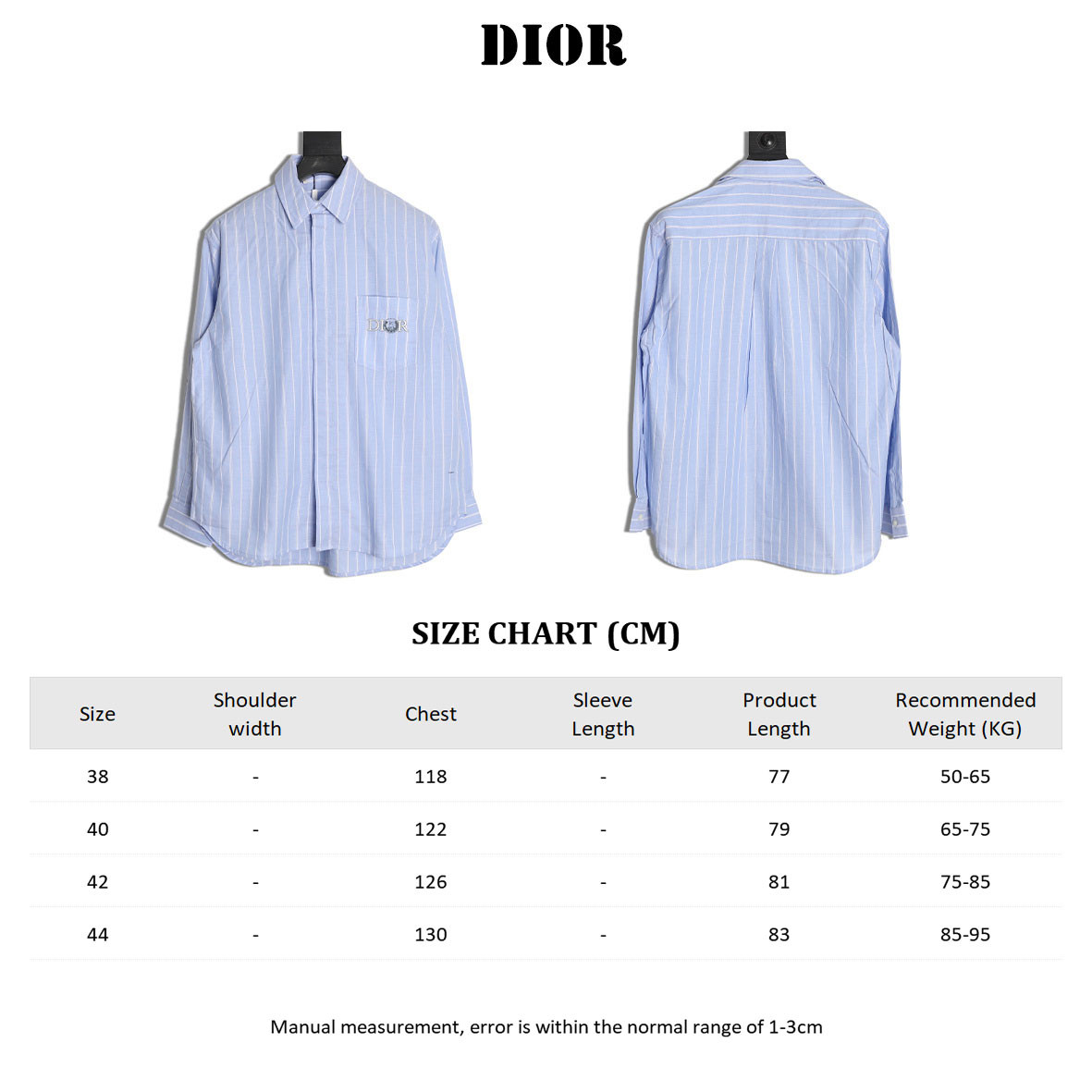 Dior 25ss Long-sleeved Shirts