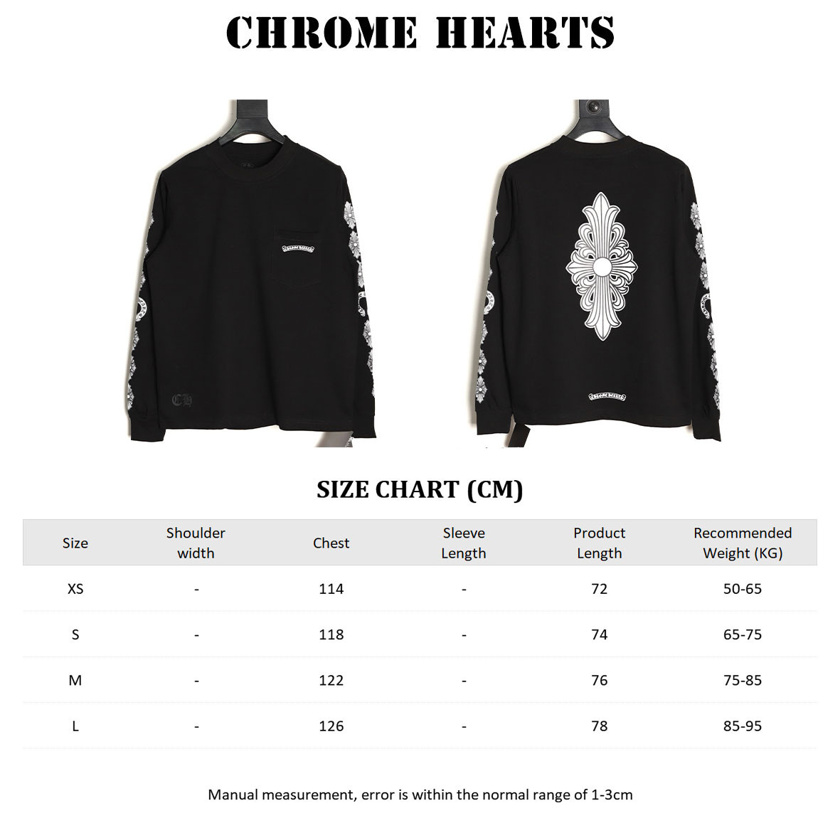 Ch*0me He**ts long-sleeved t-shirt