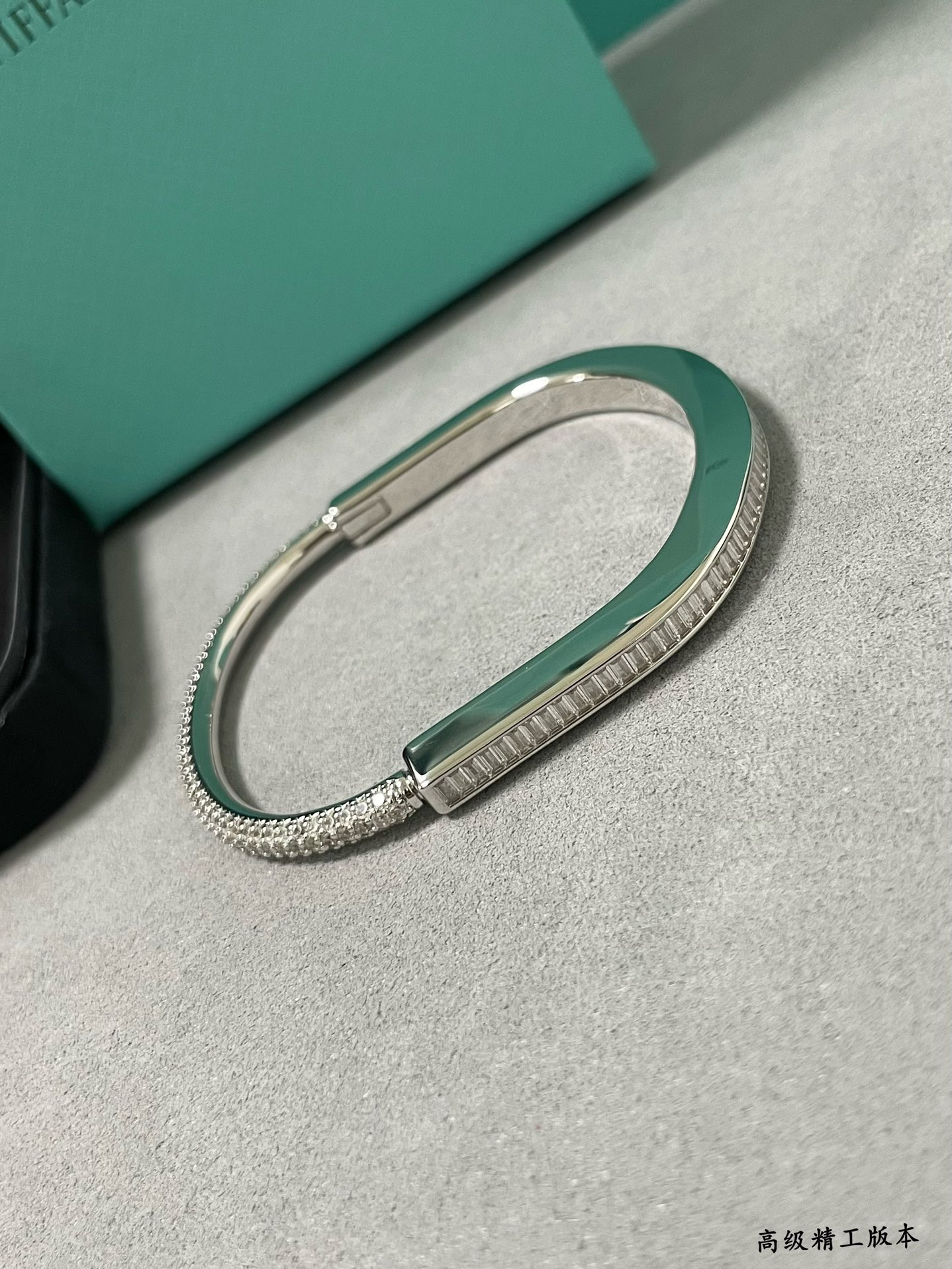 Tiffany & Co. T Lock Square Diamond Bracelet