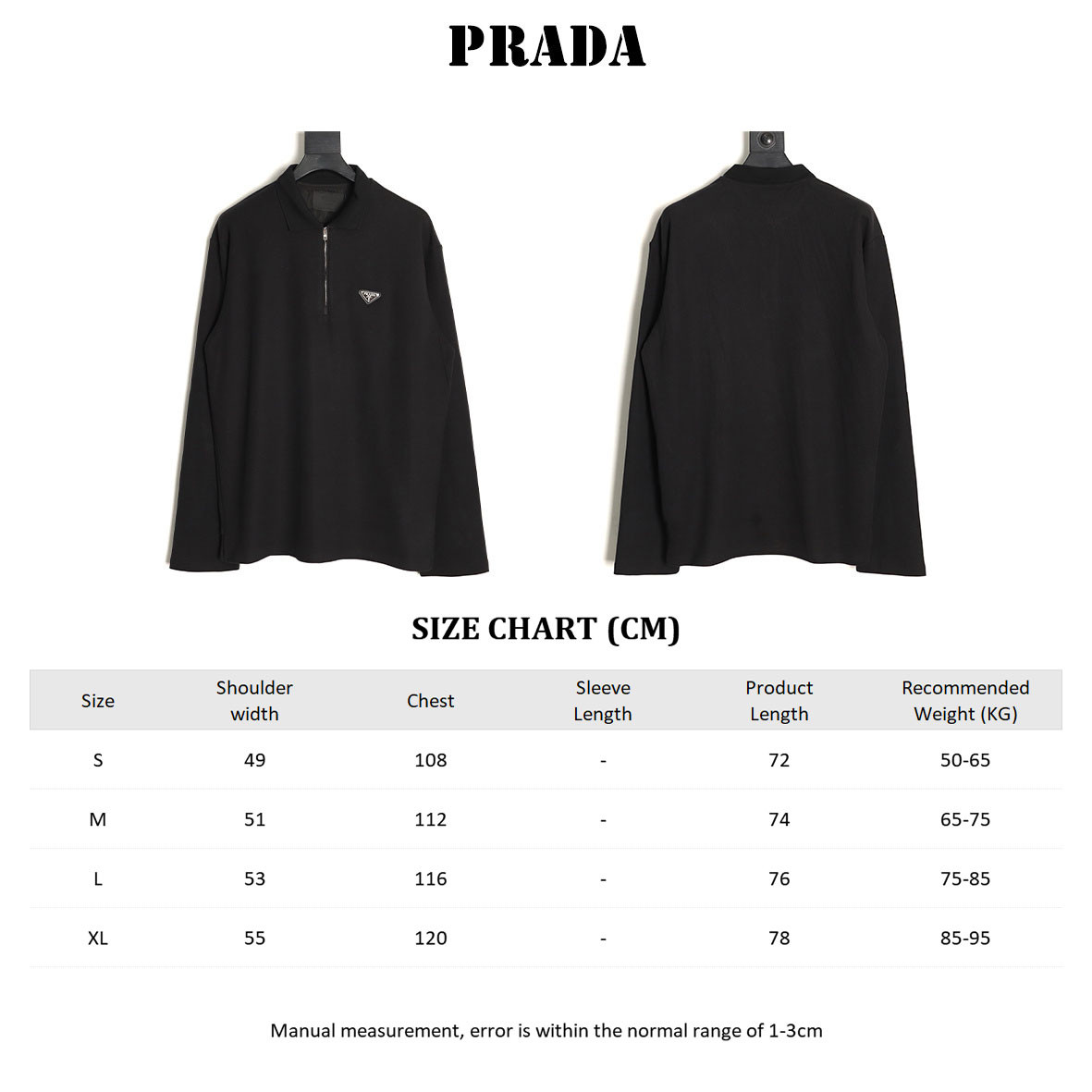 PRADA Long-sleeved T-shirt