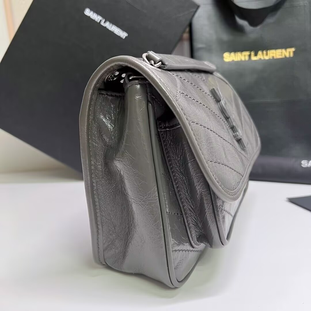 YSL NIKI BABY IN VINTAGE LEATHER 21x16x7.5cm