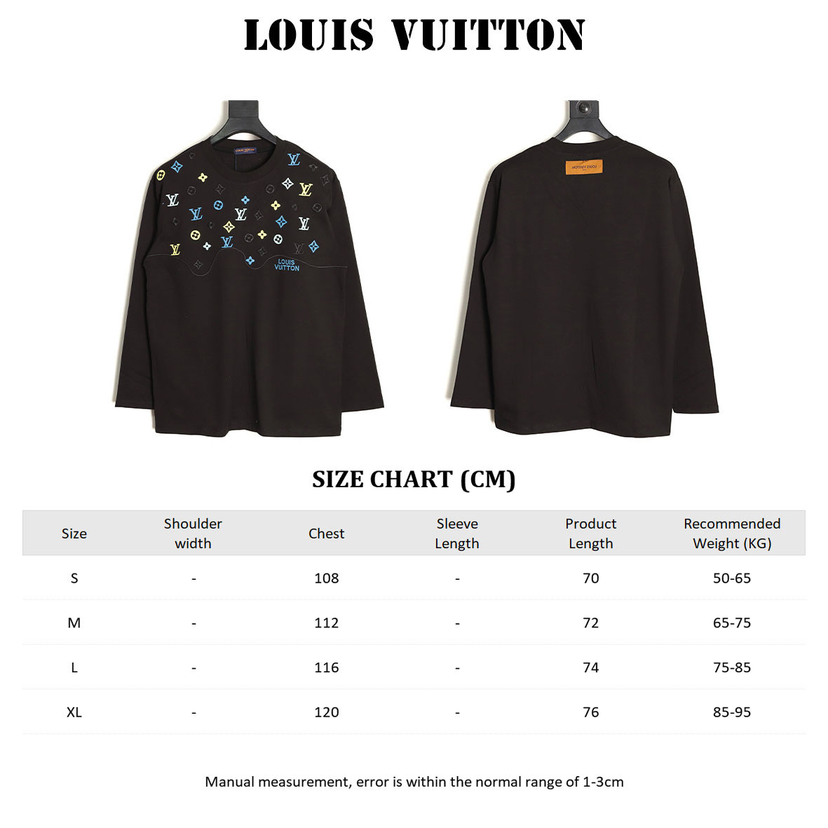 Louis Vuitton 25Fw Long-sleeved T-shirt