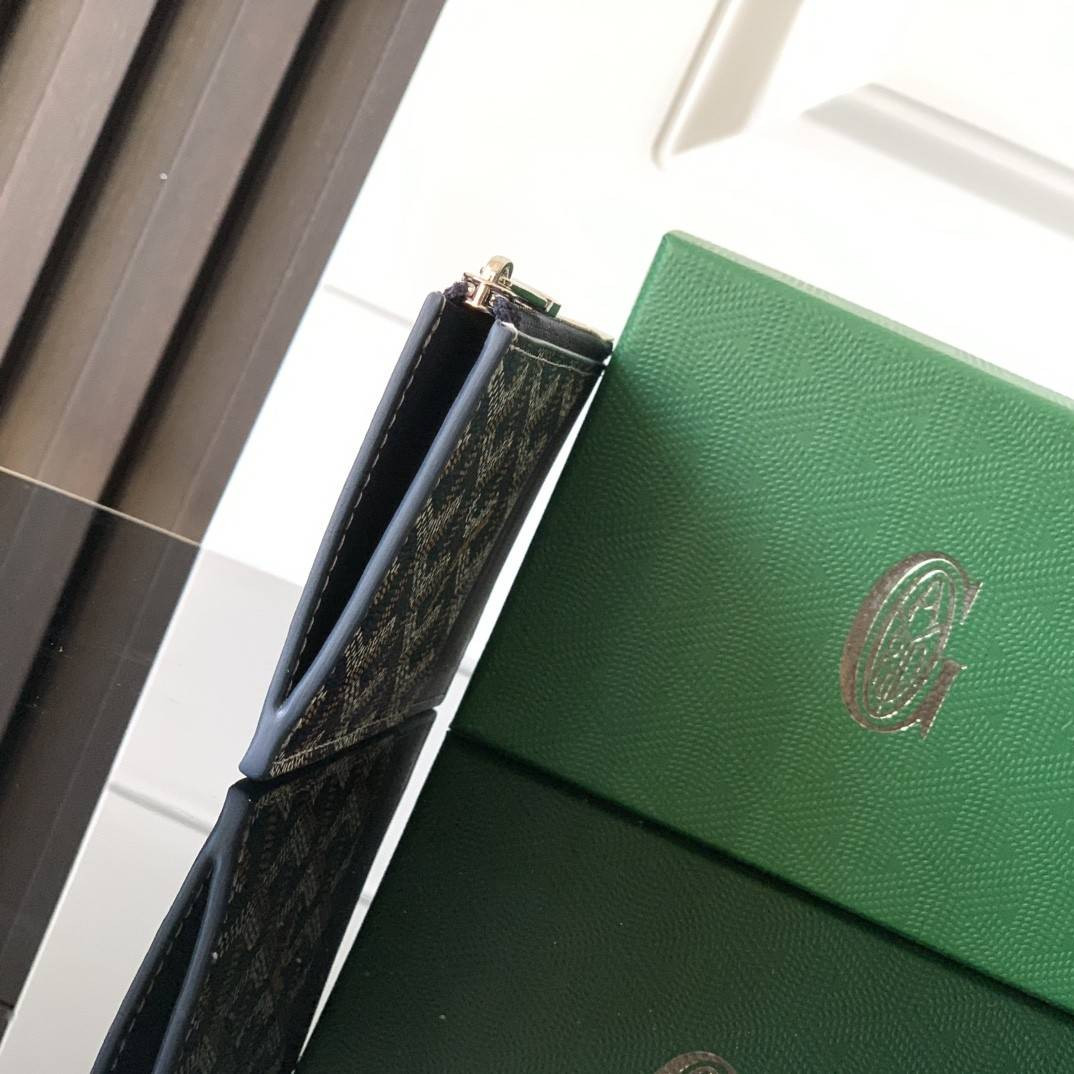 Goyard Bourbon zipped card holder 12.5x1x8.4cm