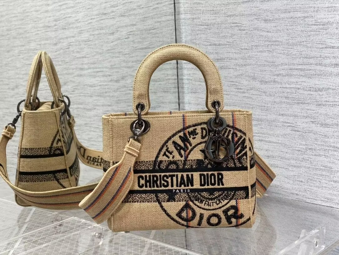 Dior Medium Lady D-Lite Bag 24x20x11cm