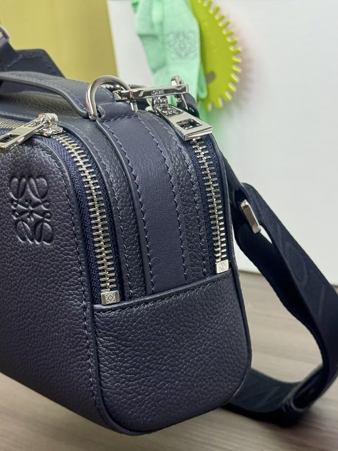 Loewe Mini crossbody camera bag in soft grained calfskin 18x8.5x13cm