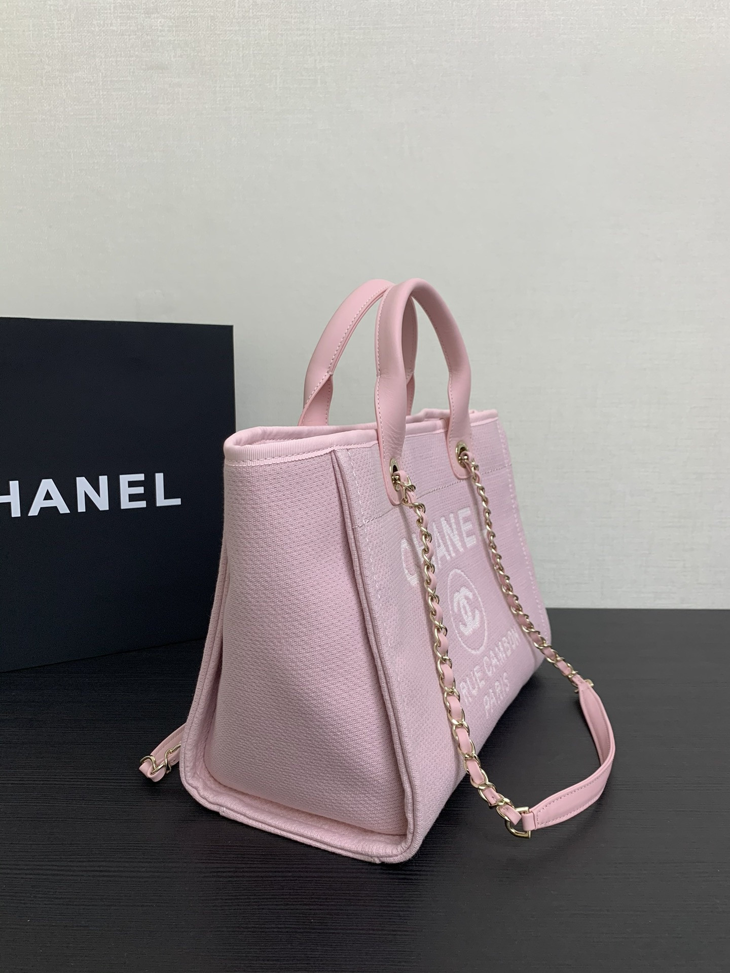 Chanel Deauville Tote Shopping Bag 39x13x22cm