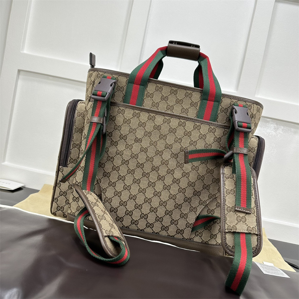GUCCI GG diaper bag 40x35x20cm