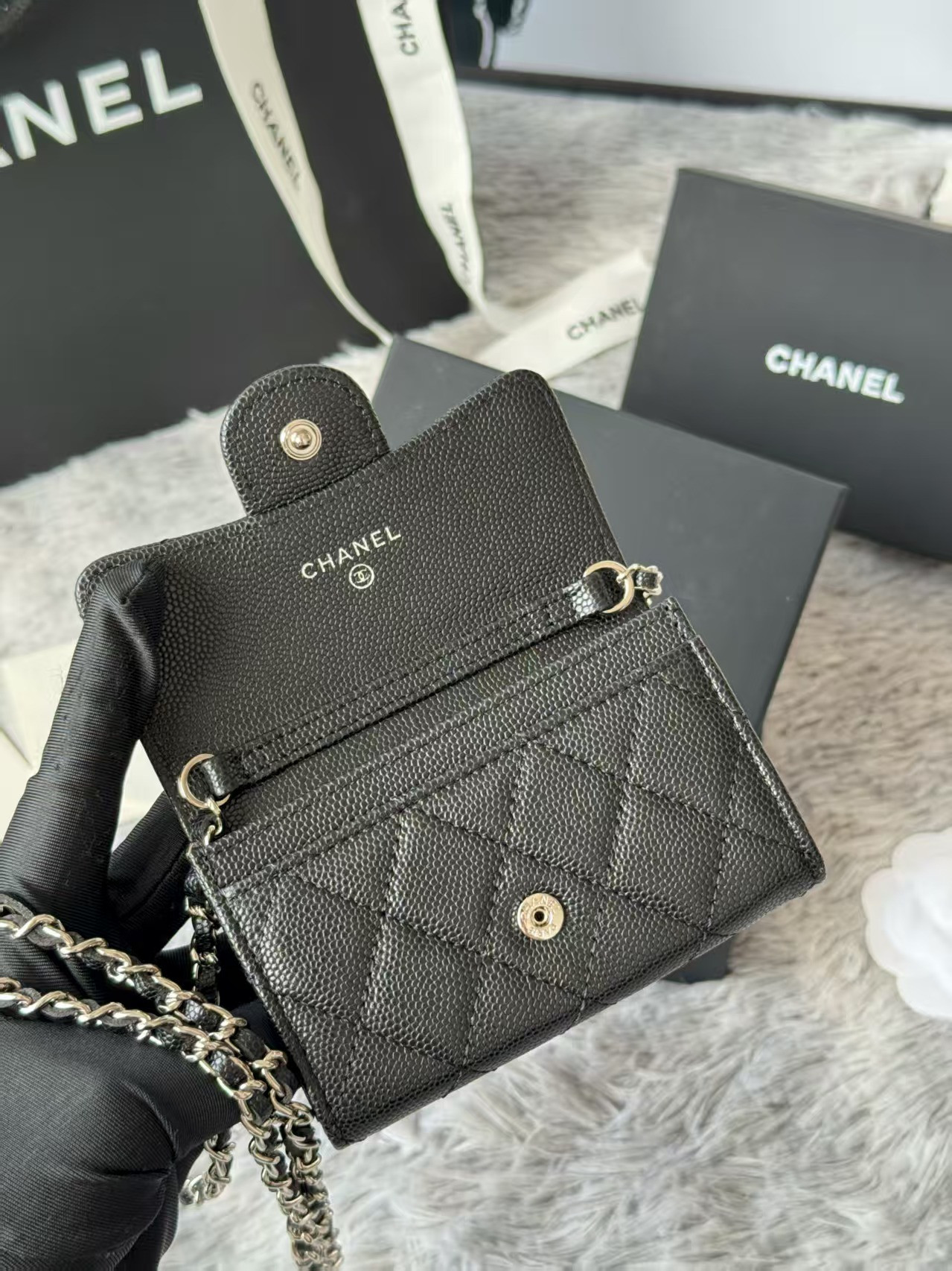 Chanel Wallet on Chain 11x7.5x2cm