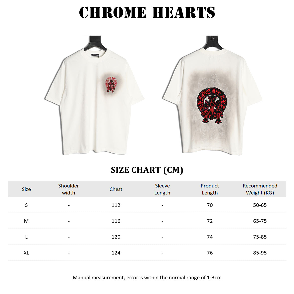 Ch*0me He**ts 25ss short-sleeved t-shirt