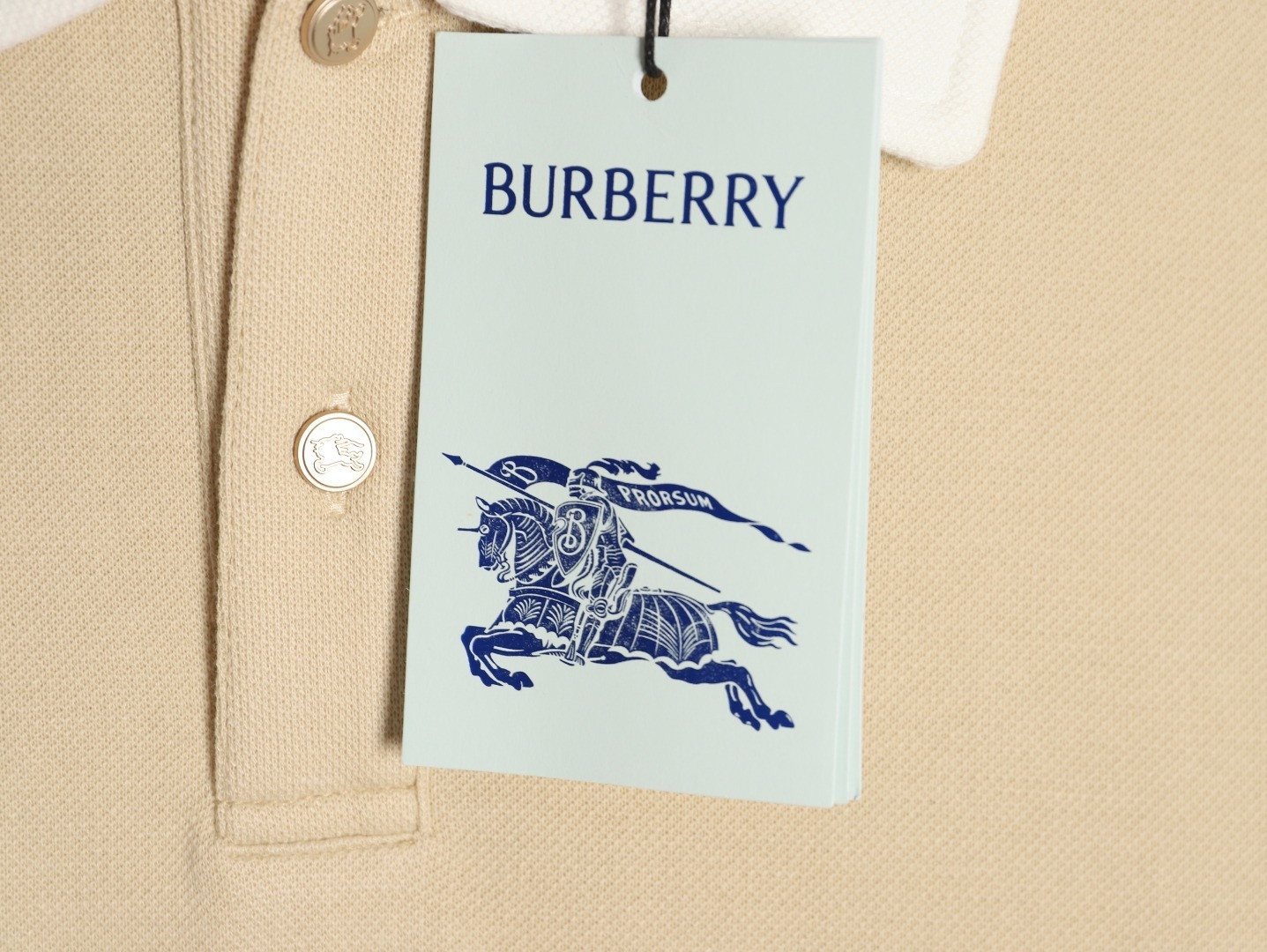 Burberry Long-sleeved Polo Shirt