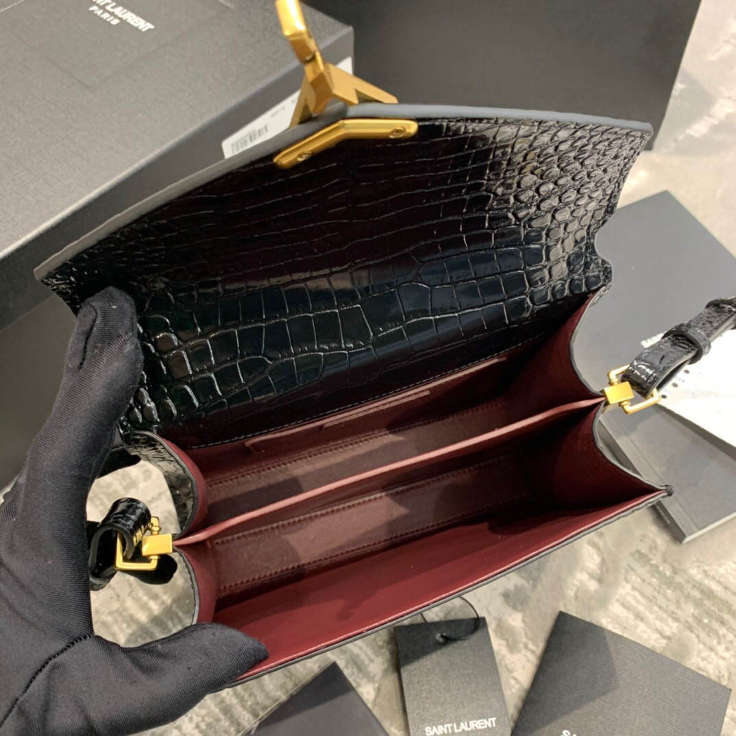 Small YSL Cassandra Monogra Clasp Bag