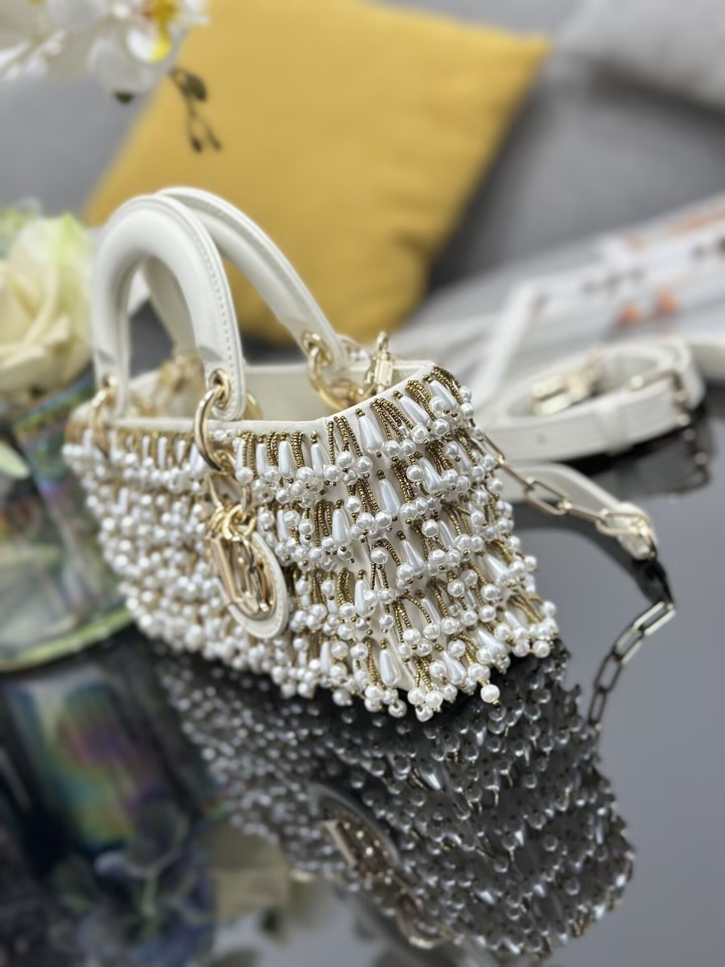 DIOR SMALL LADY D-JOY BAG 22x6x12cm