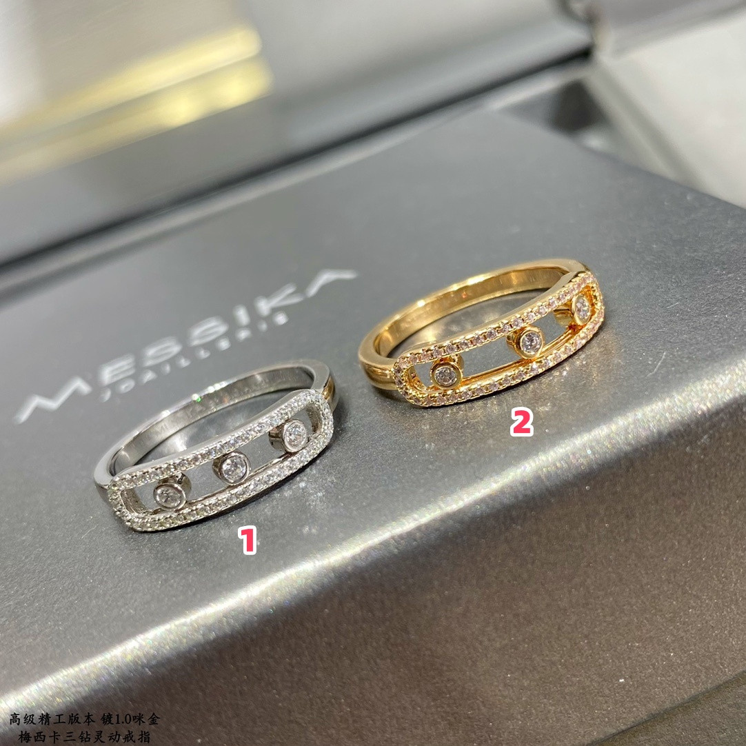 Messika Three Diamond Moving Ring