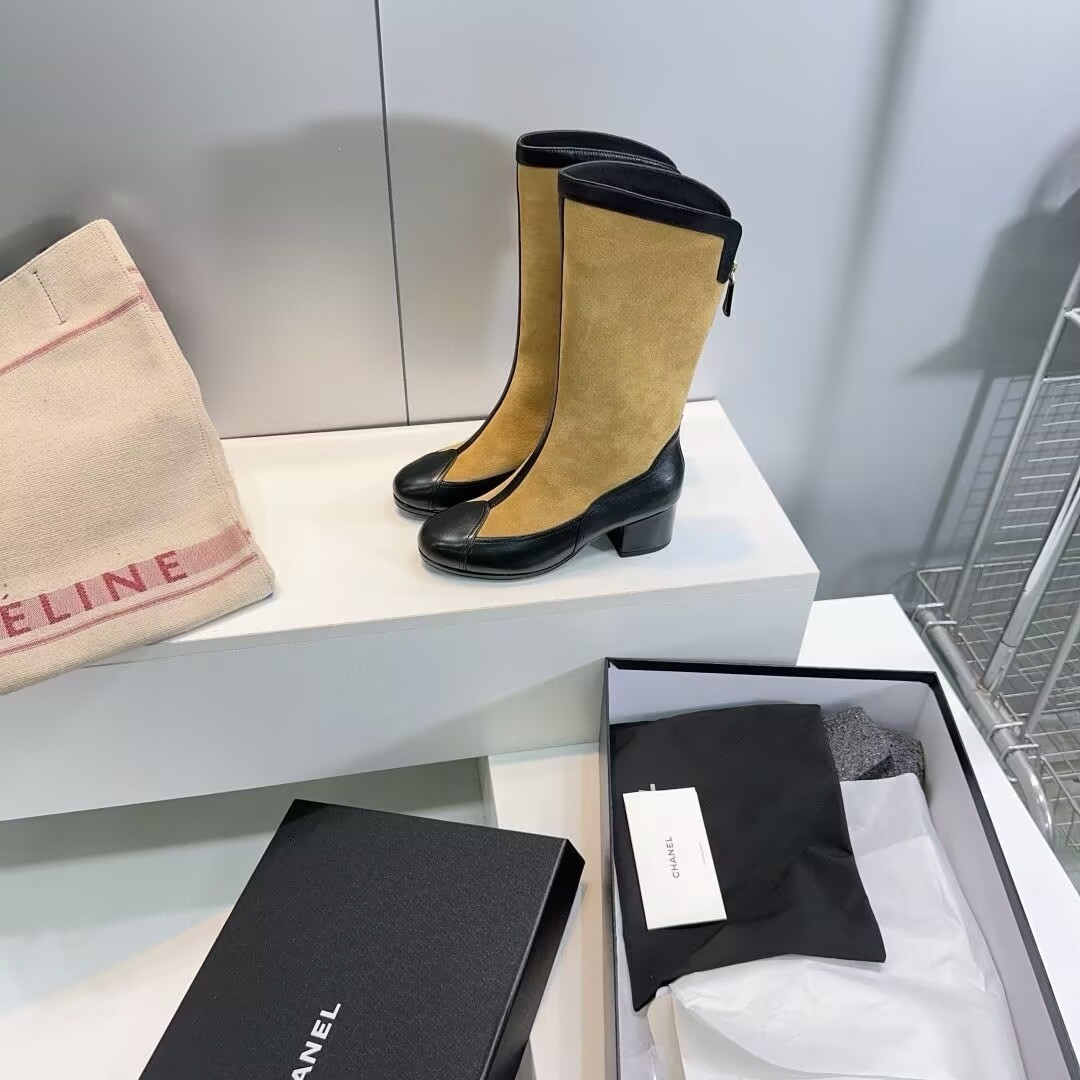 UA Chanel High Boots 5.5cm Heel