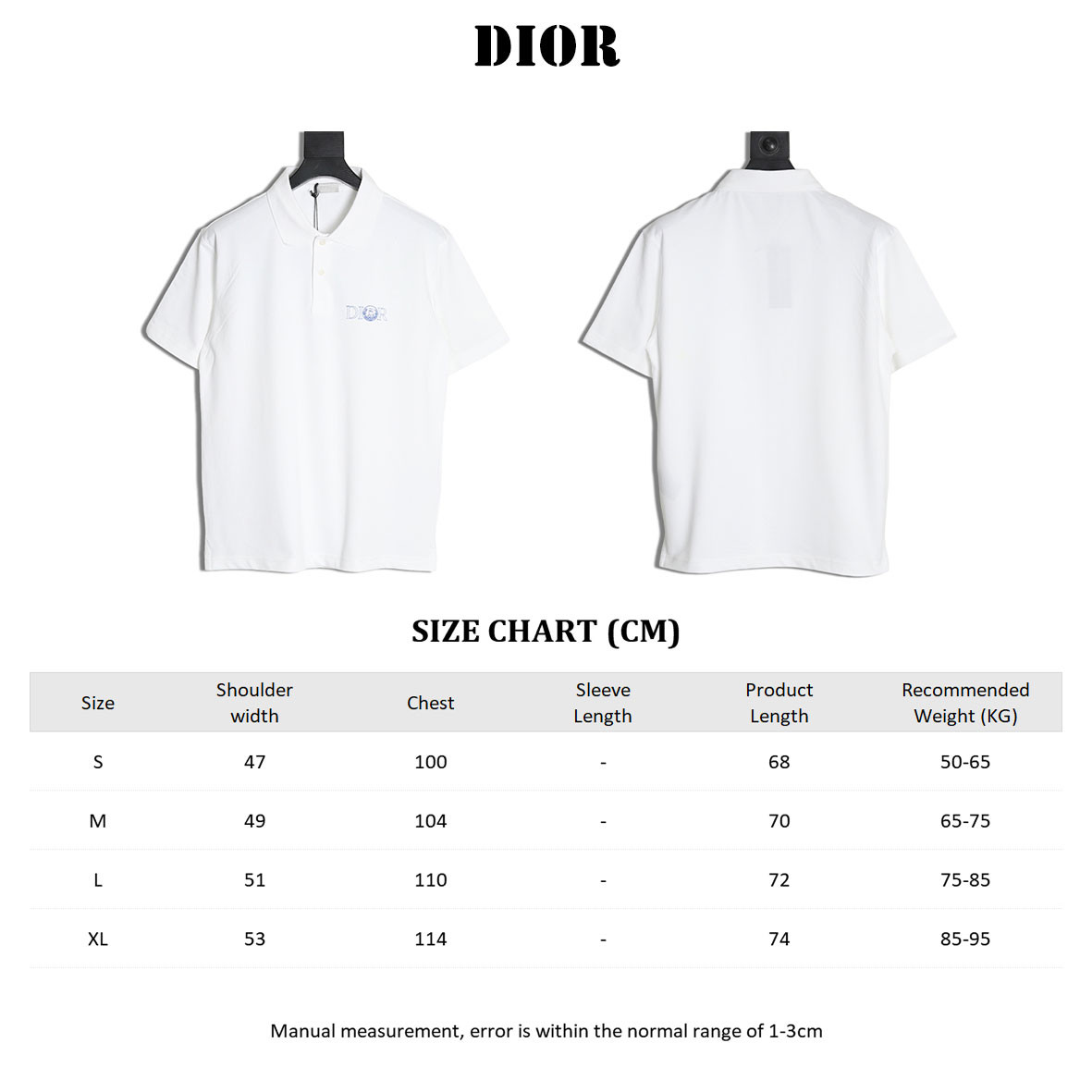 Dior 25ss Short-sleeved Polo shirt