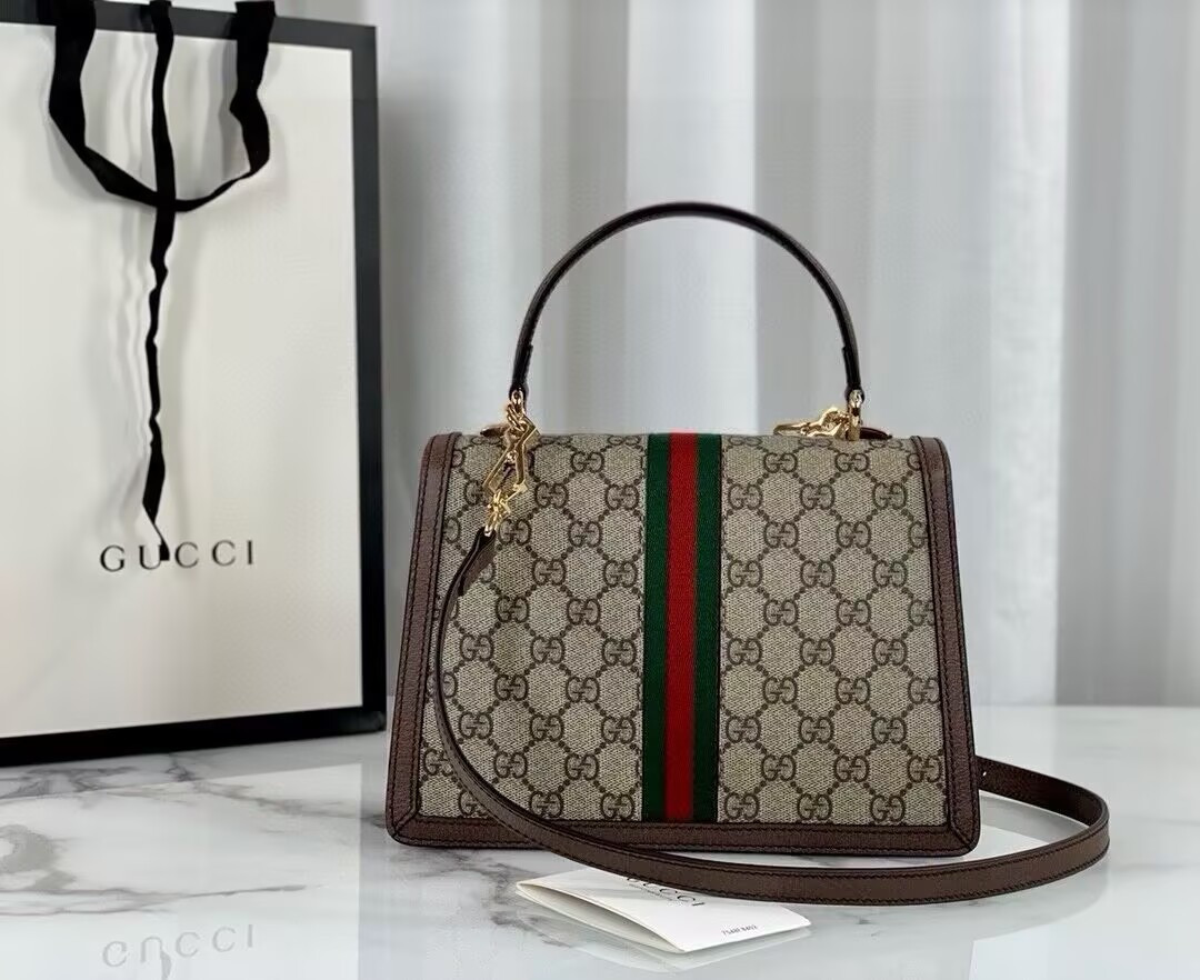 Gucci Ophidia Top Handle Bag 25x17.5x7 cm