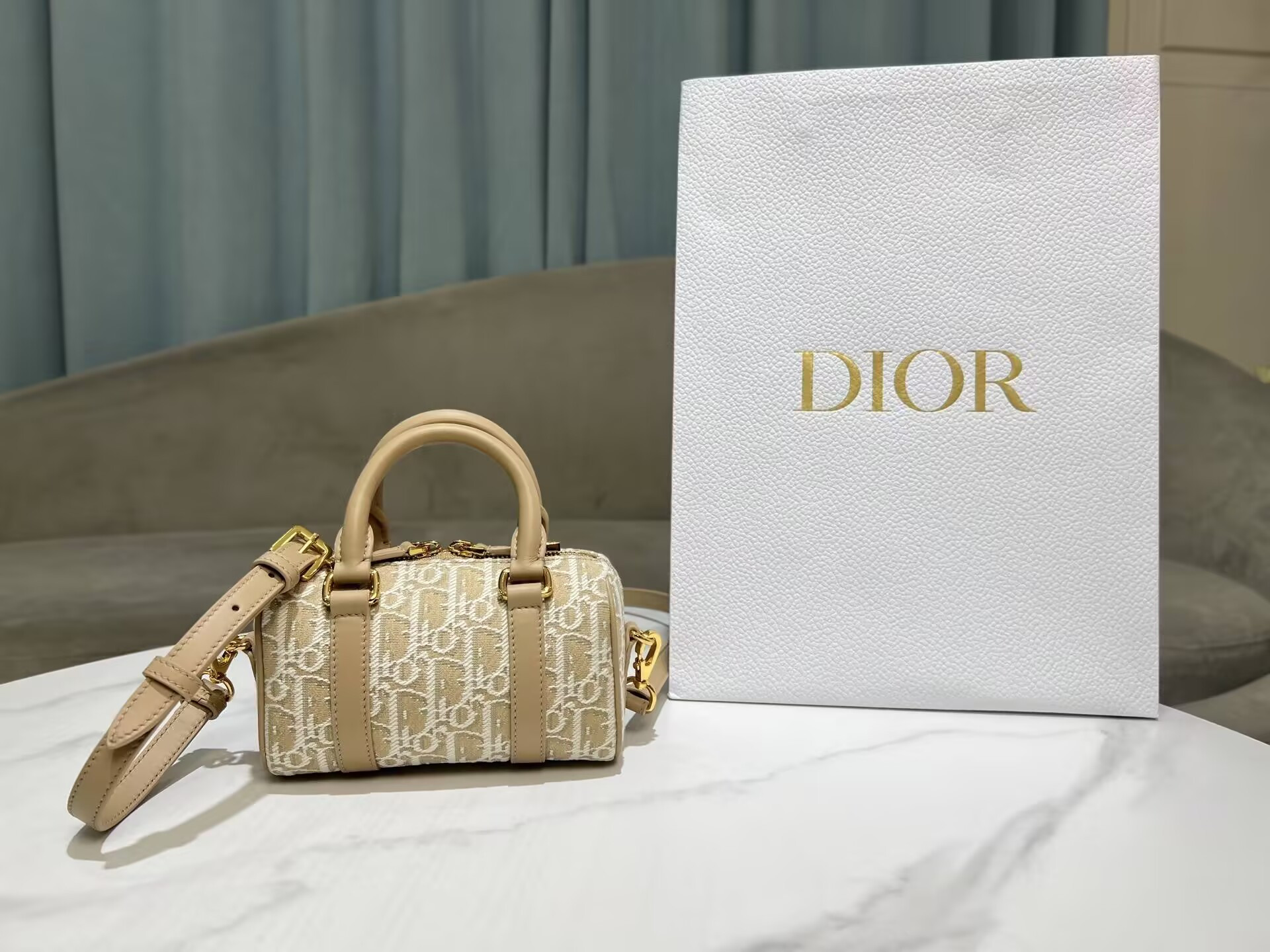 Dior Groove 17 Bag Dior Oblique Jacquard 17x10x8cm