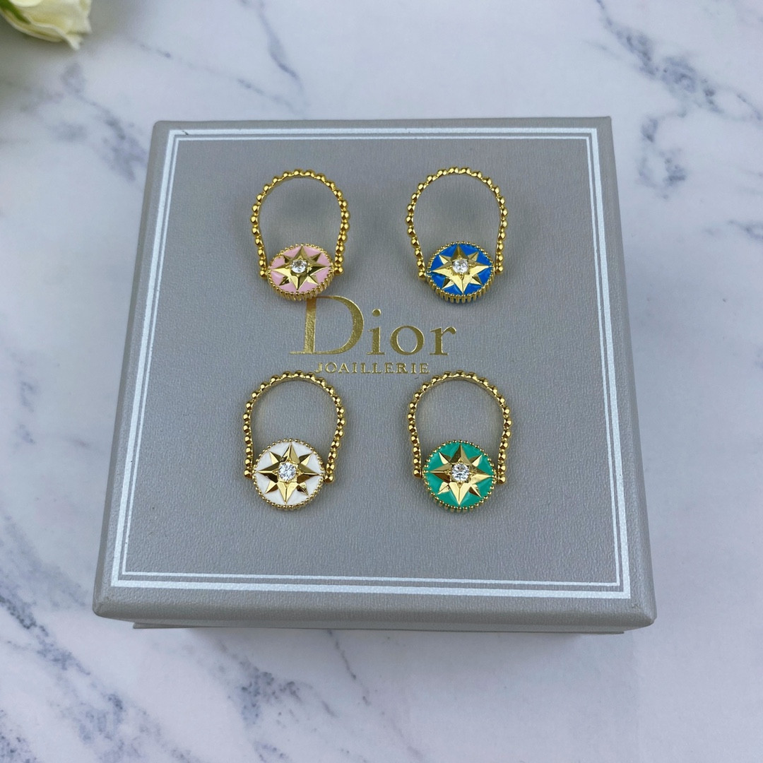 Dior Eight-pointed star Ring(No refund or exchange)