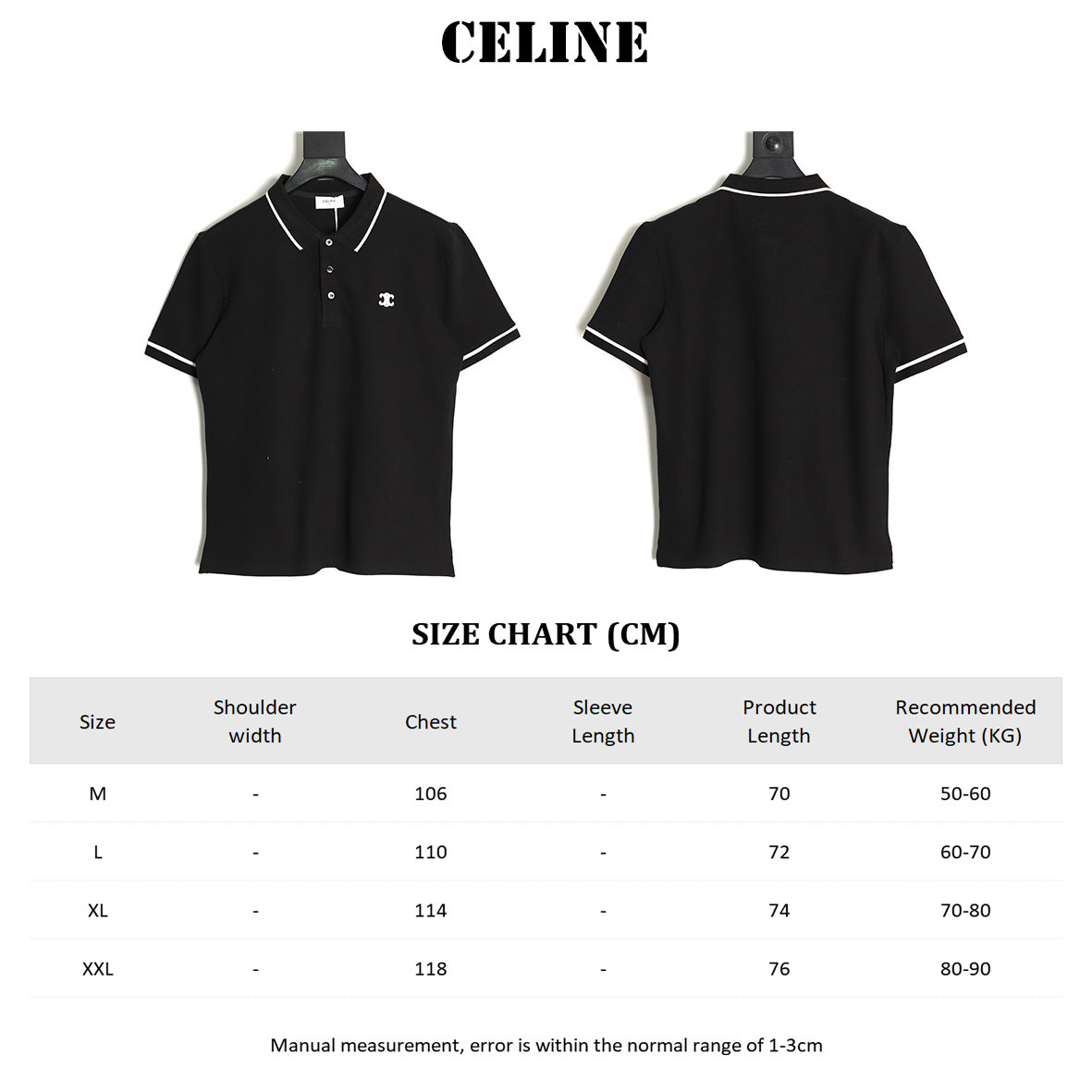 CELINE Short-sleeved Polo shirt