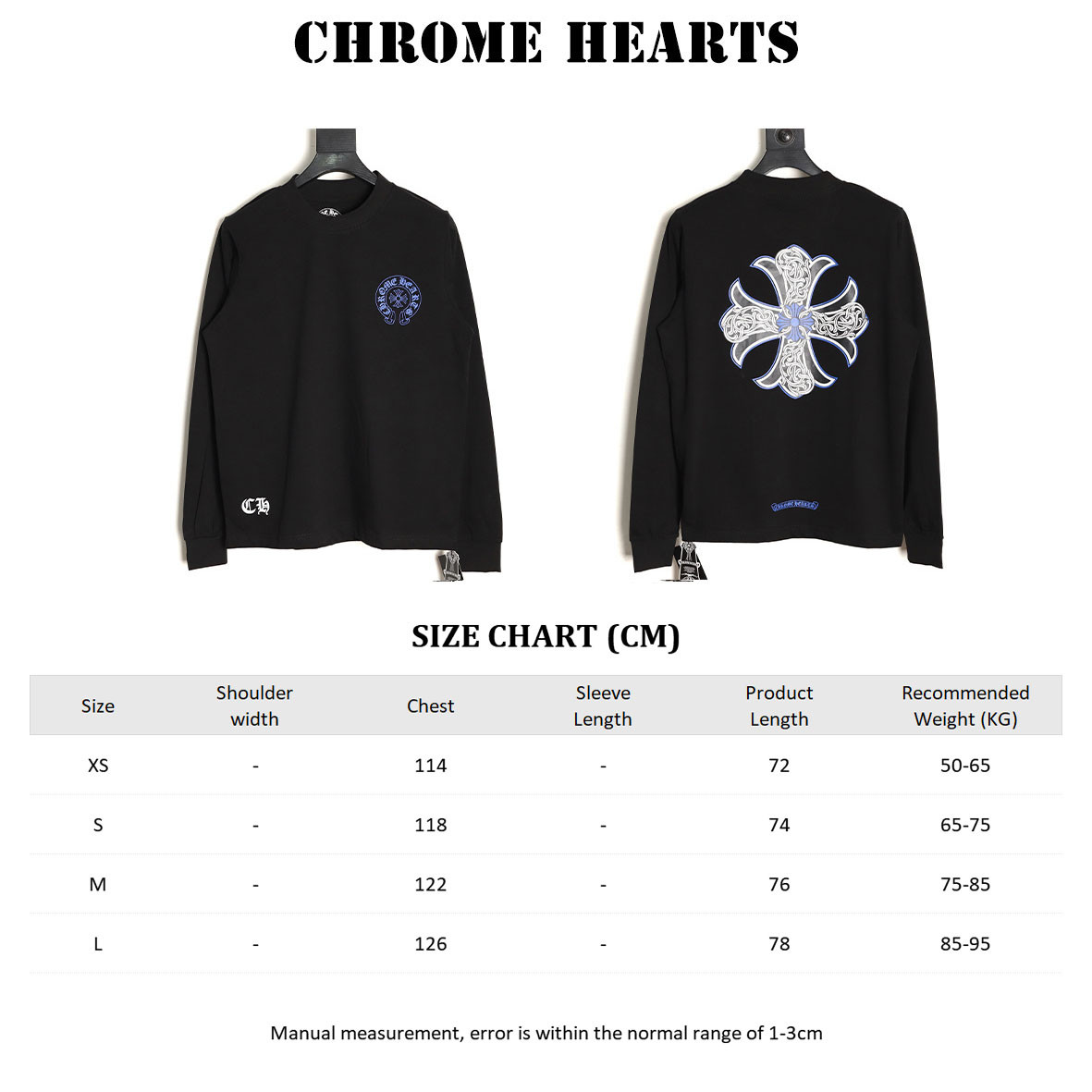 Ch*0me He**ts long-sleeved t-shirt